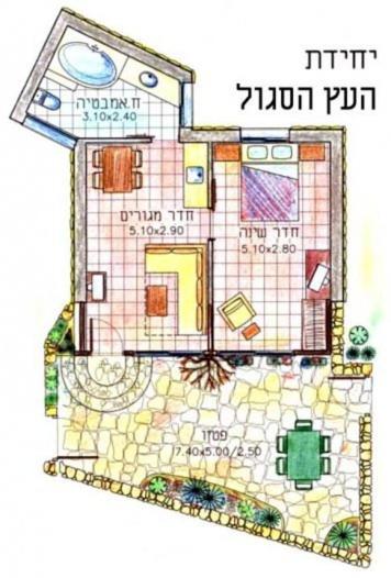 Family Room with Garden View (Ha'Etz Ha'Sagol) - Photo 5