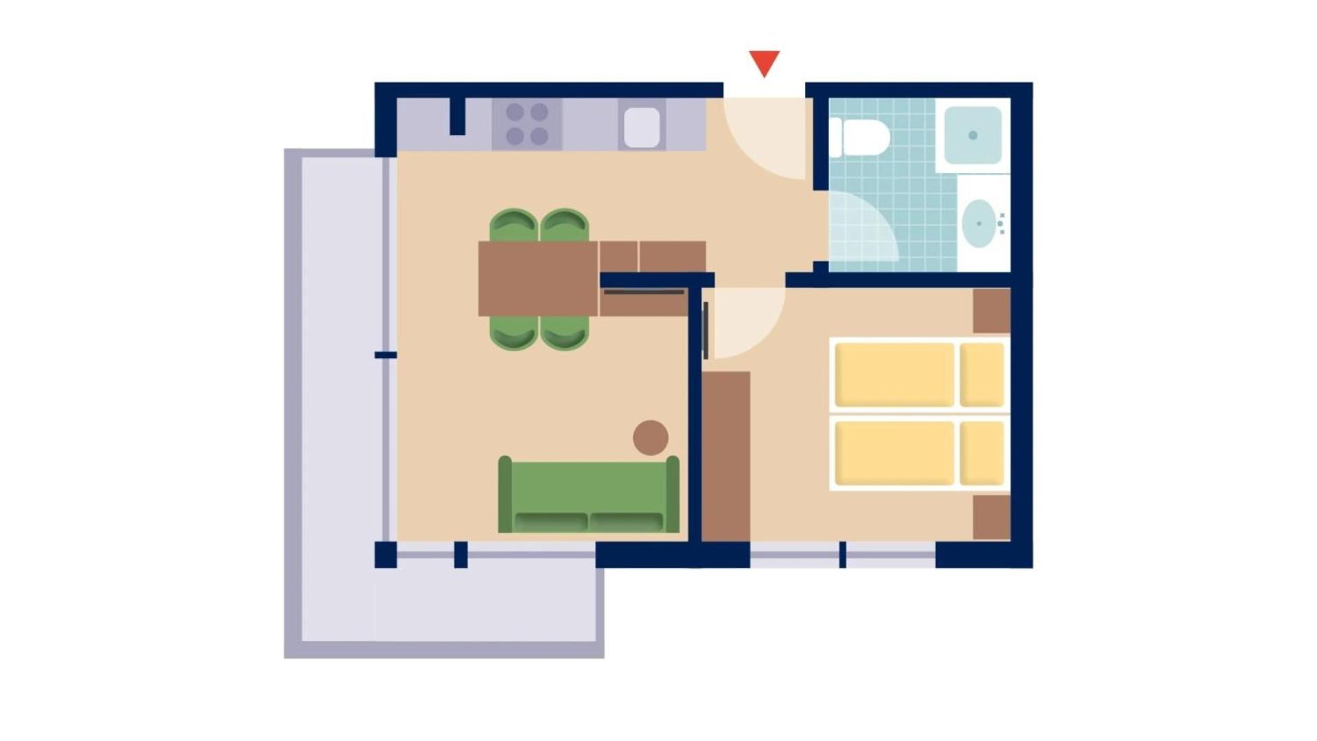 One-bedroom Loft Apartment Panorama (Annex) photo 3