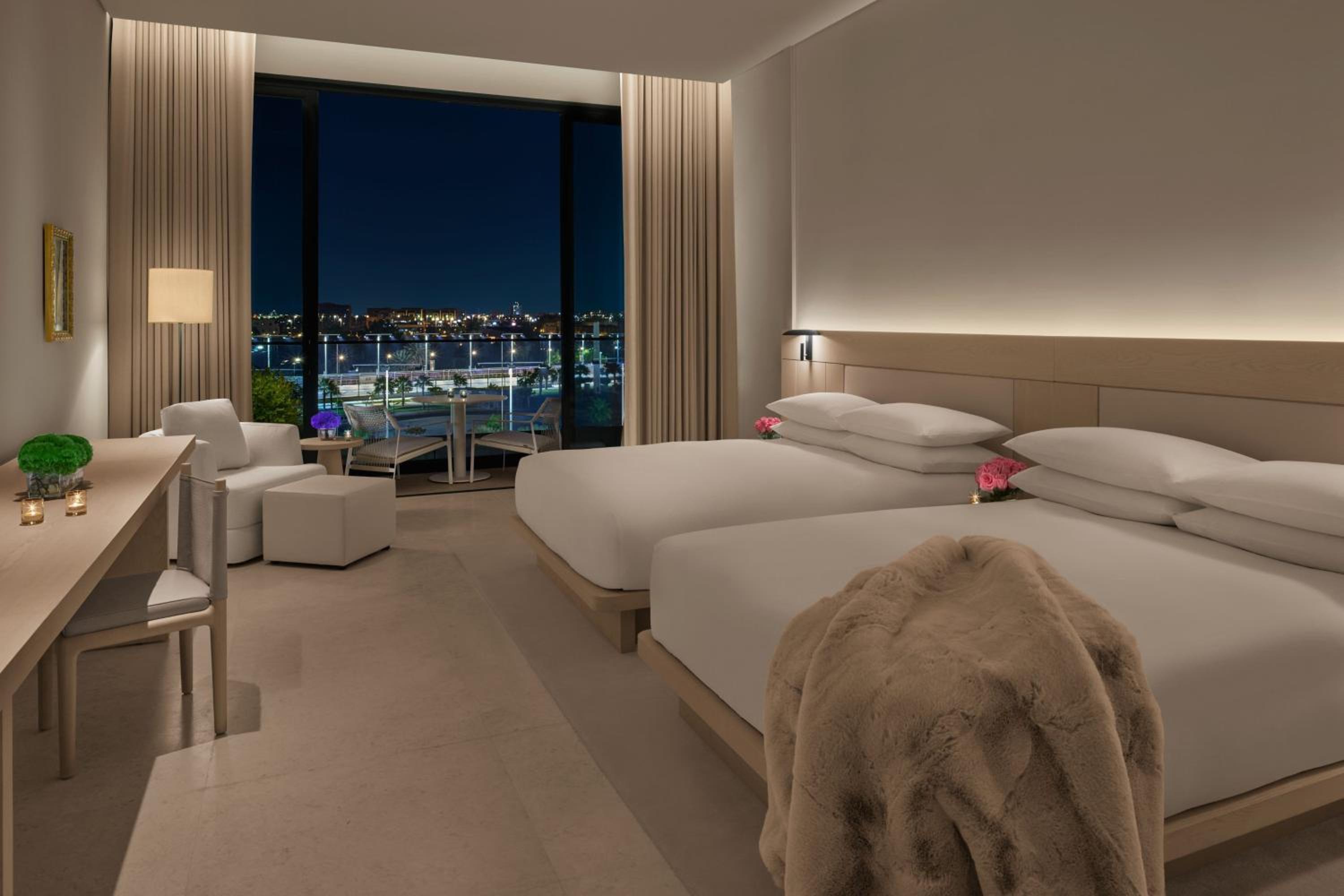 Deluxe Queen Room with Two Queen Beds and Terrace - City View