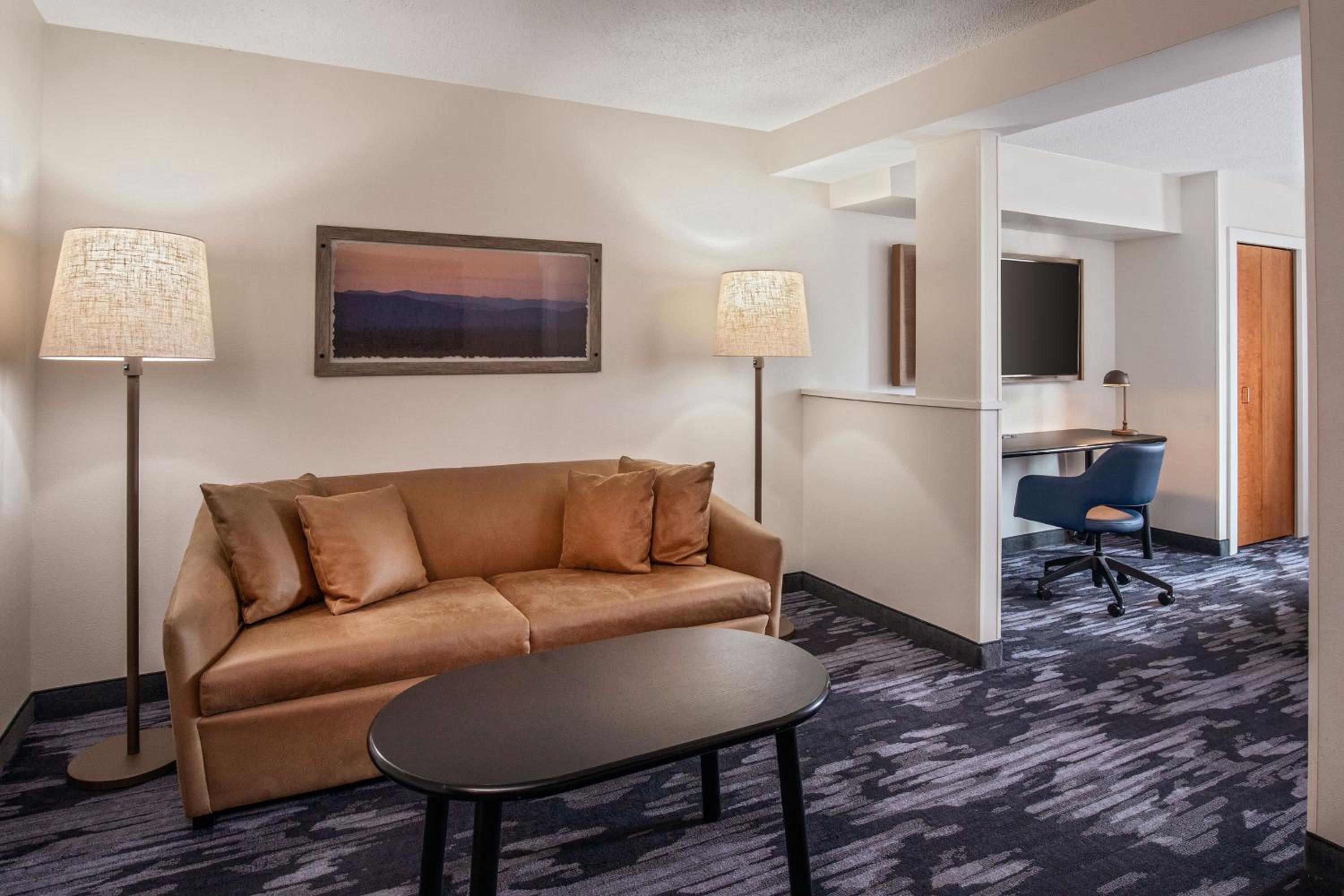 Newly Redesigned, Studio, 1 King, Sofa bed (Mobility &amp; Hearing Accessible w/ Transfer Shower) photo 3