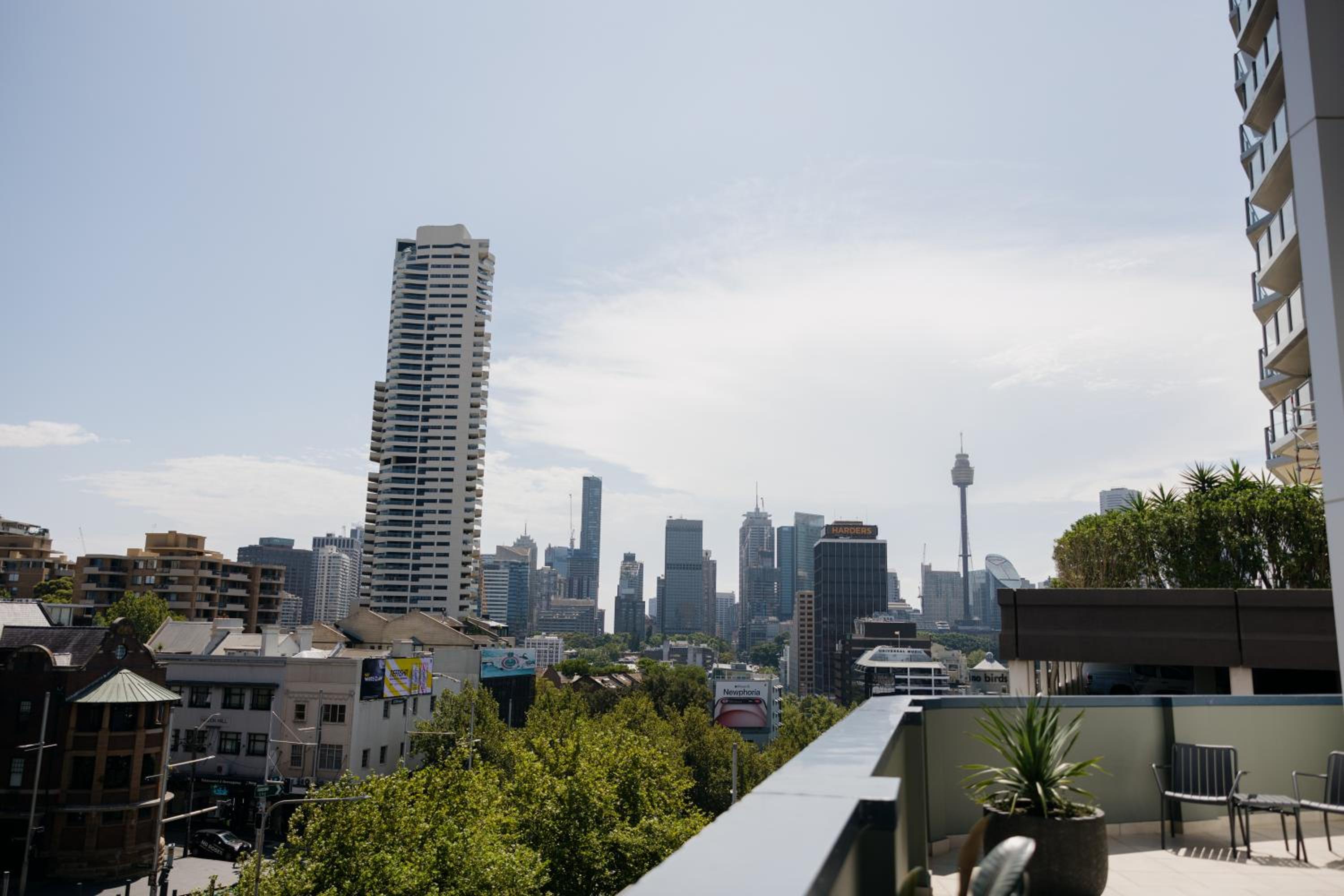 One-Bedroom Suite with City Skyline View and Terrace Access