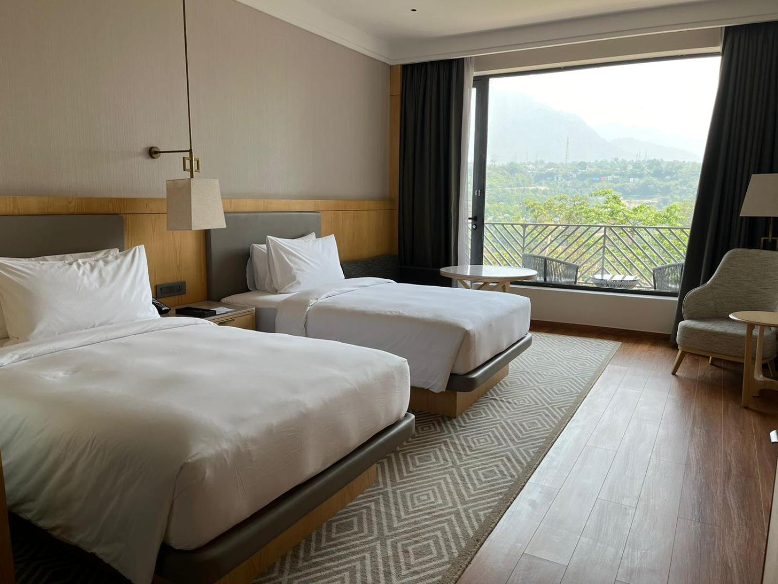 Premium, Guest room, 2 Twins, Shrine view, Balcony
