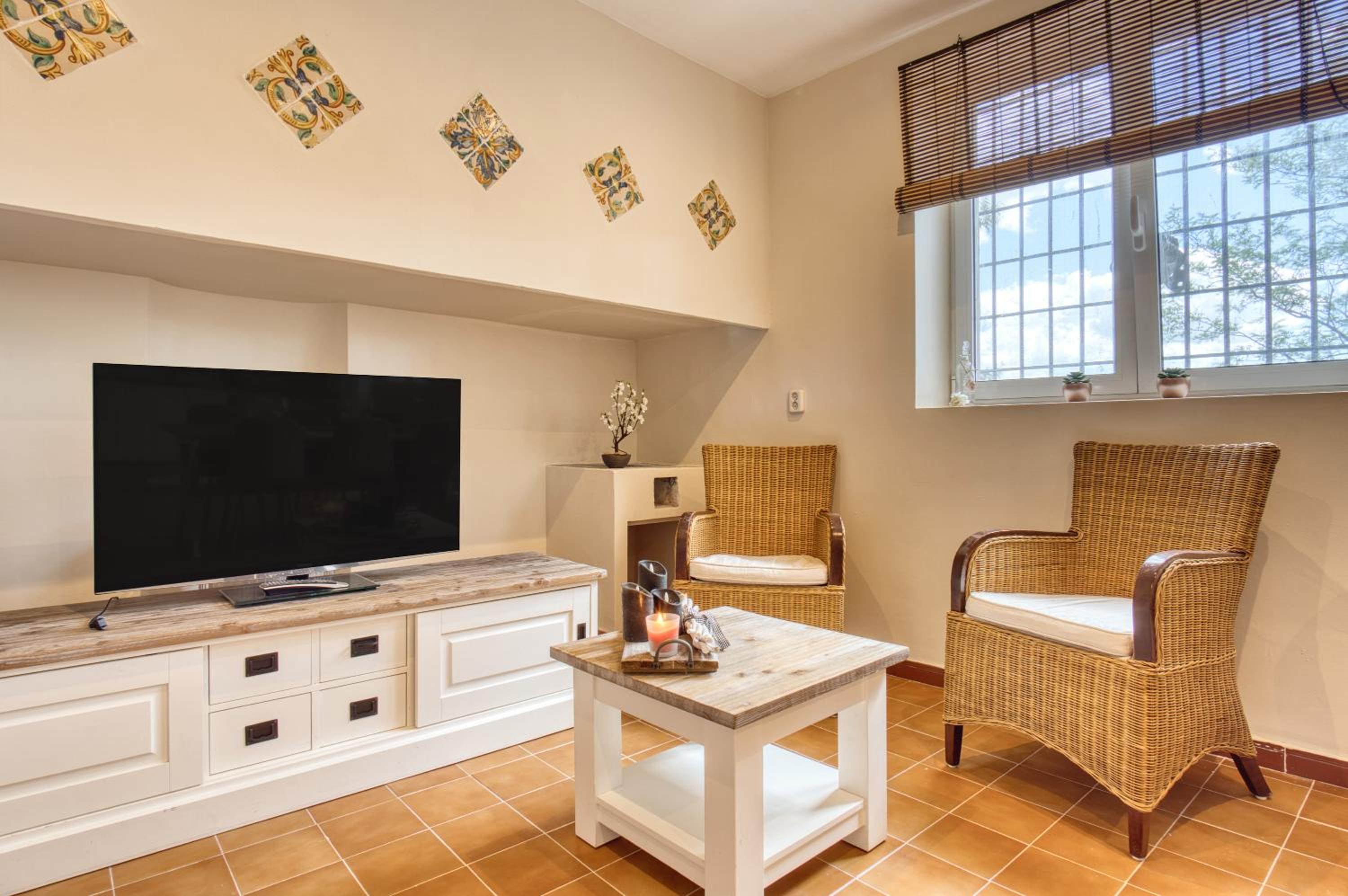 Villa con vistas al jardín