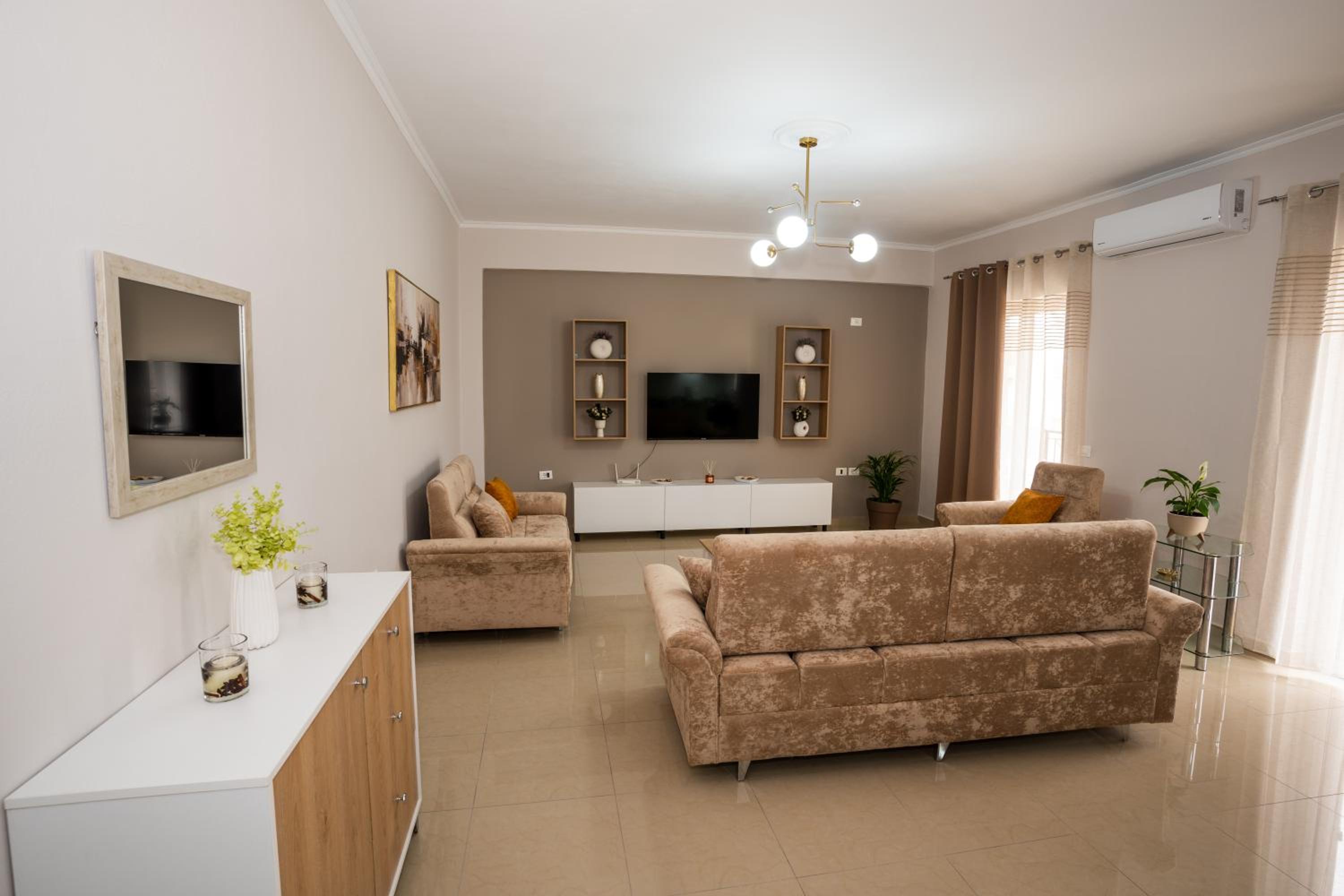 Three-Bedroom Apartment With Balcony