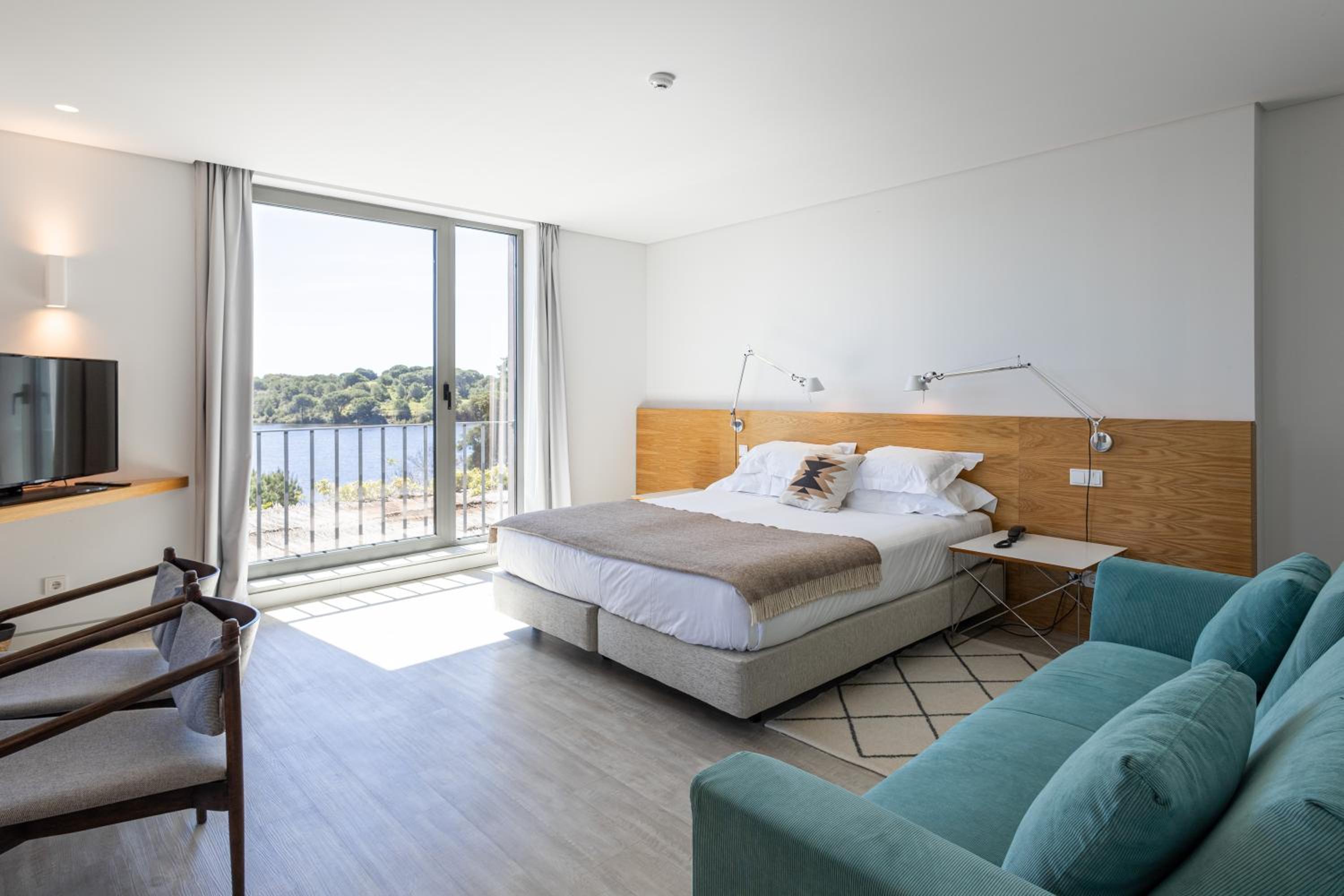 Suite Superior mit Blick auf den Damm