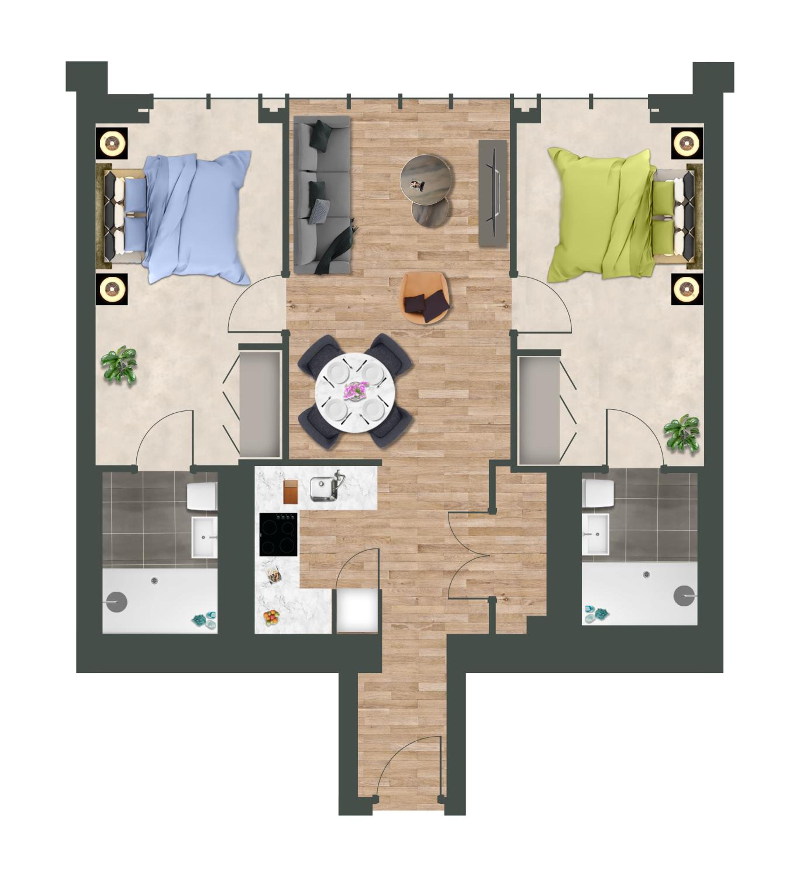 Two Bedroom Apartment  - Photo 12