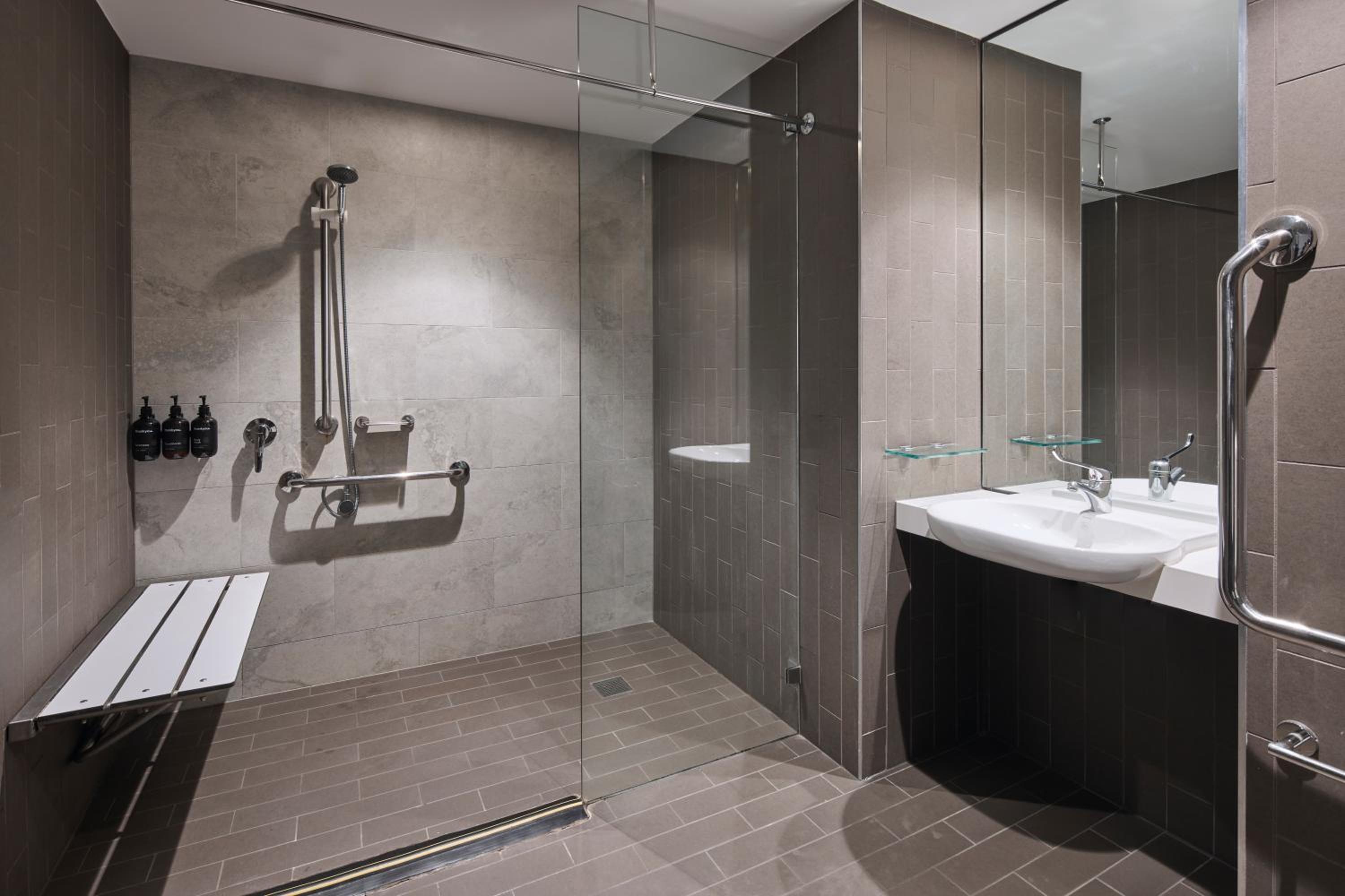 King Room with Roll-In Shower - Disability Access