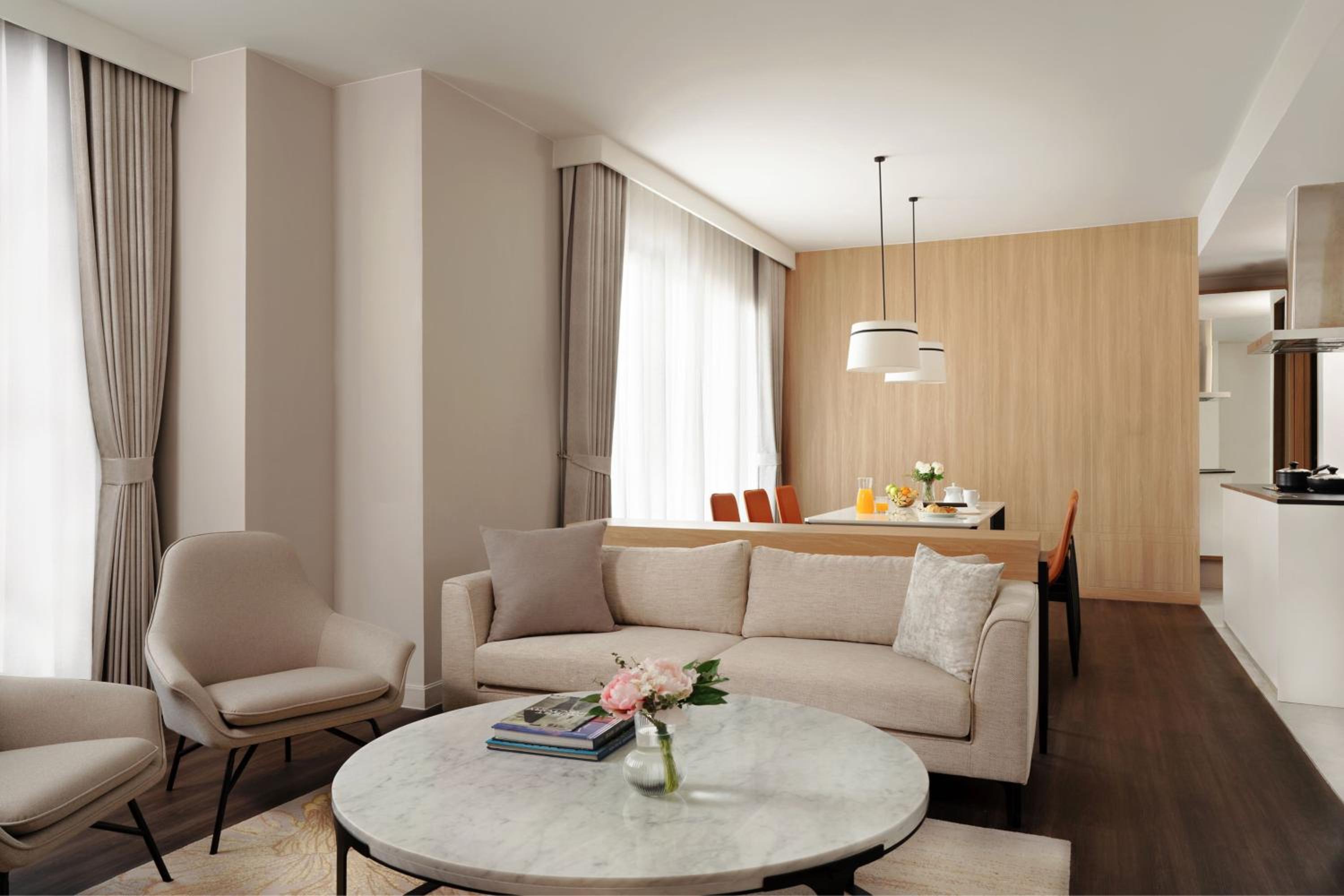 Two-Bedroom Grand Suite with City View and Balcony