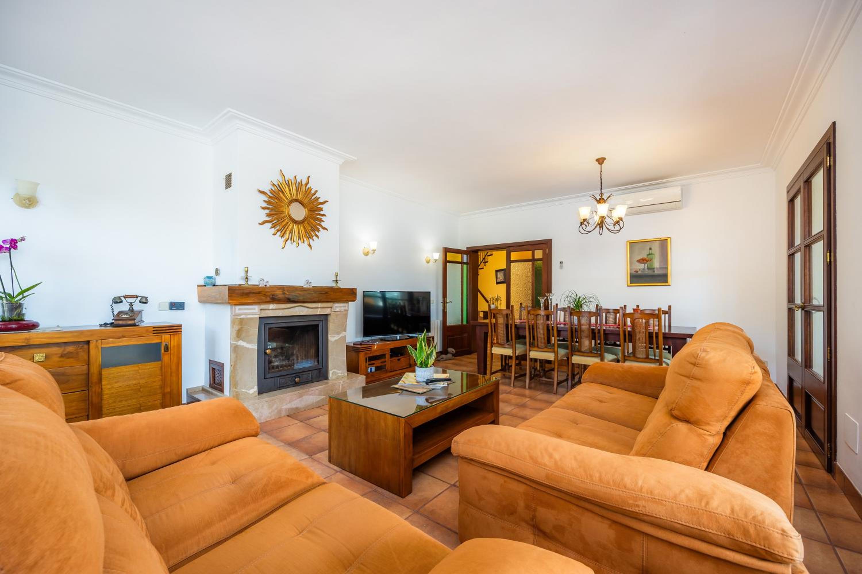 Villa con vistas al jardín
