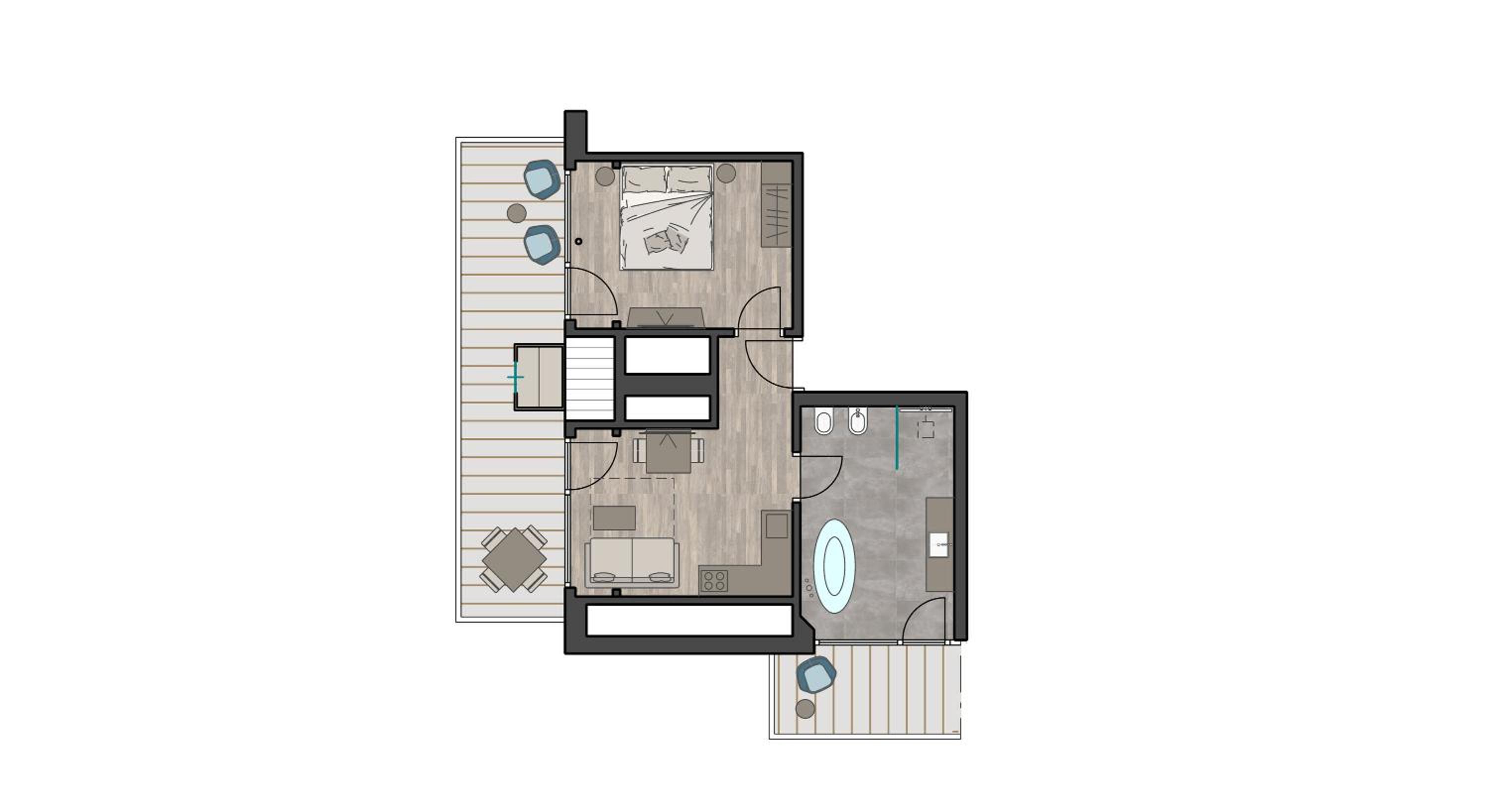 Superior One-Bedroom Apartment with Balcony - Photo 16
