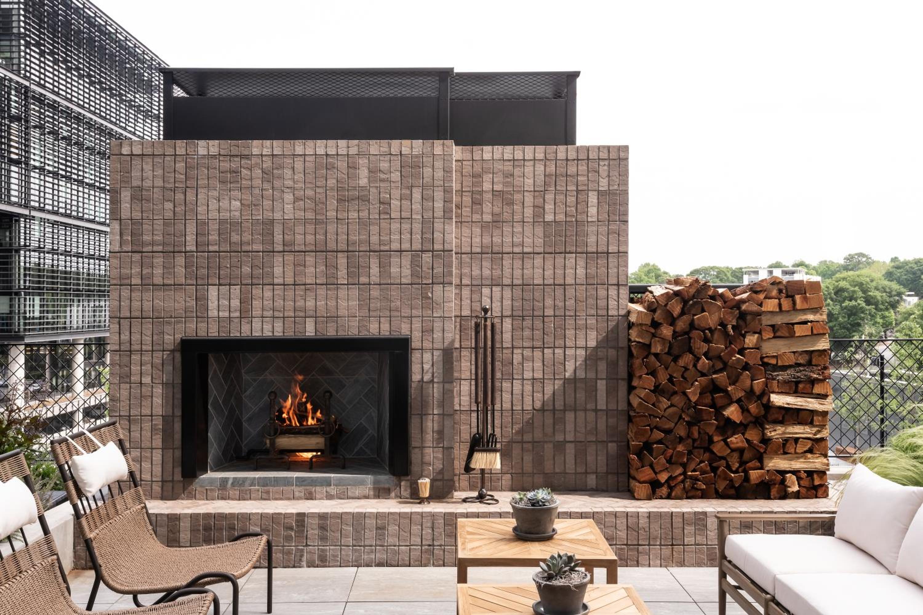 Terrace Fireplace King