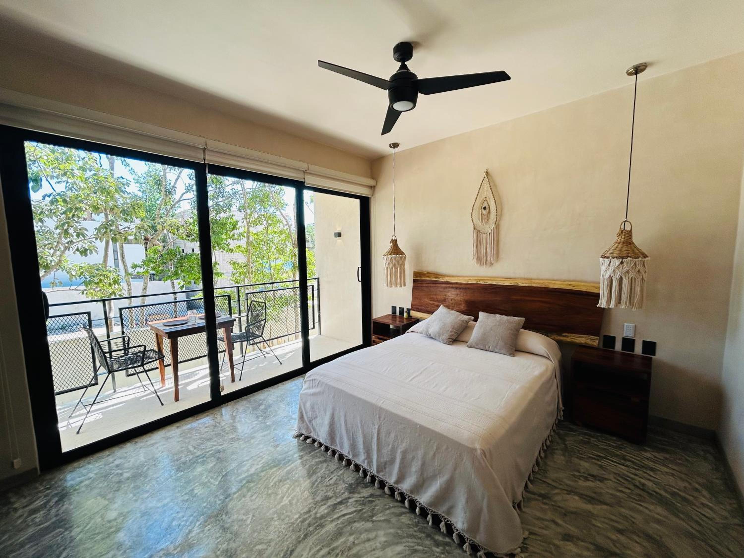 Studio with Balcony