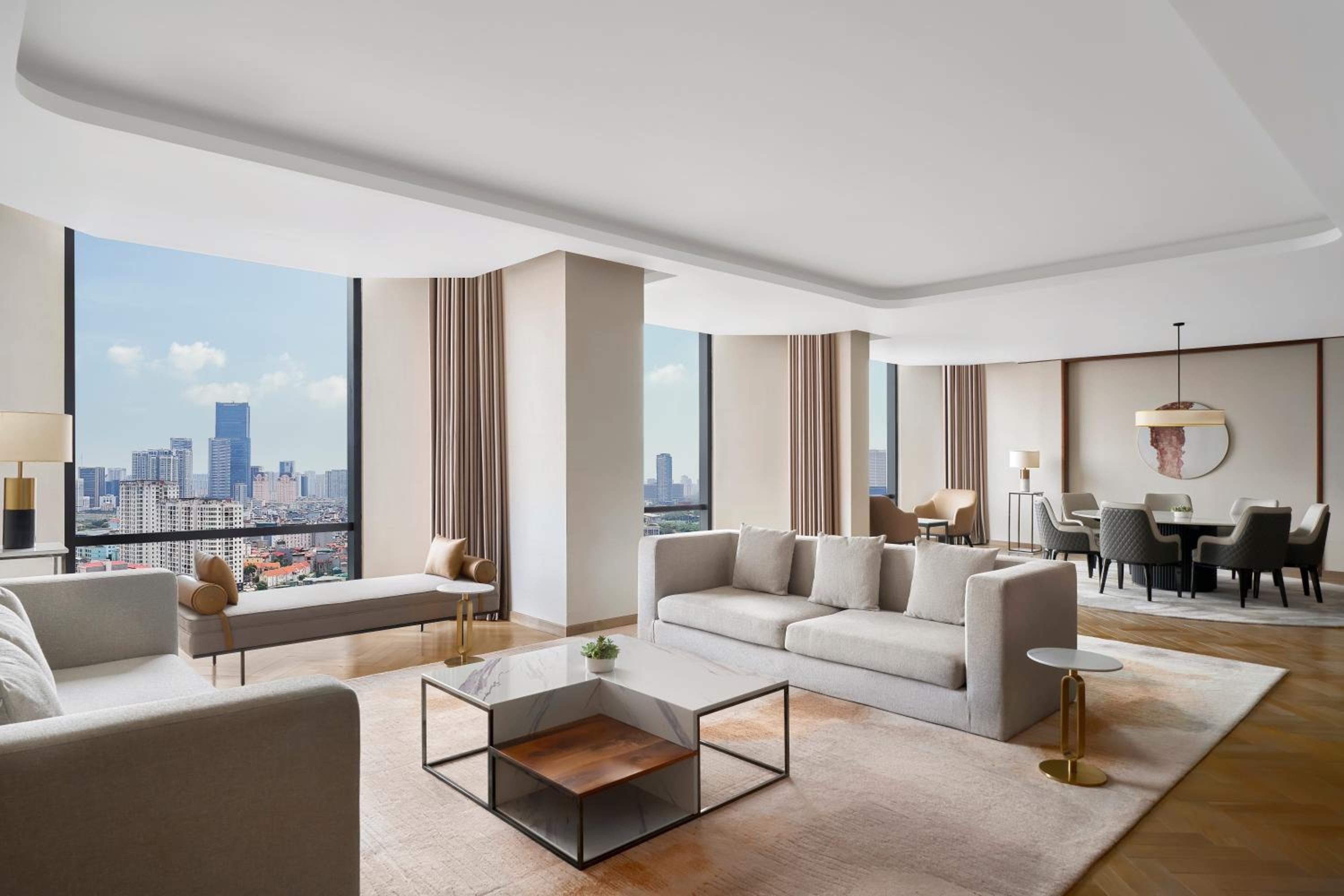 Presidential King Suite with Sofa bed and City View