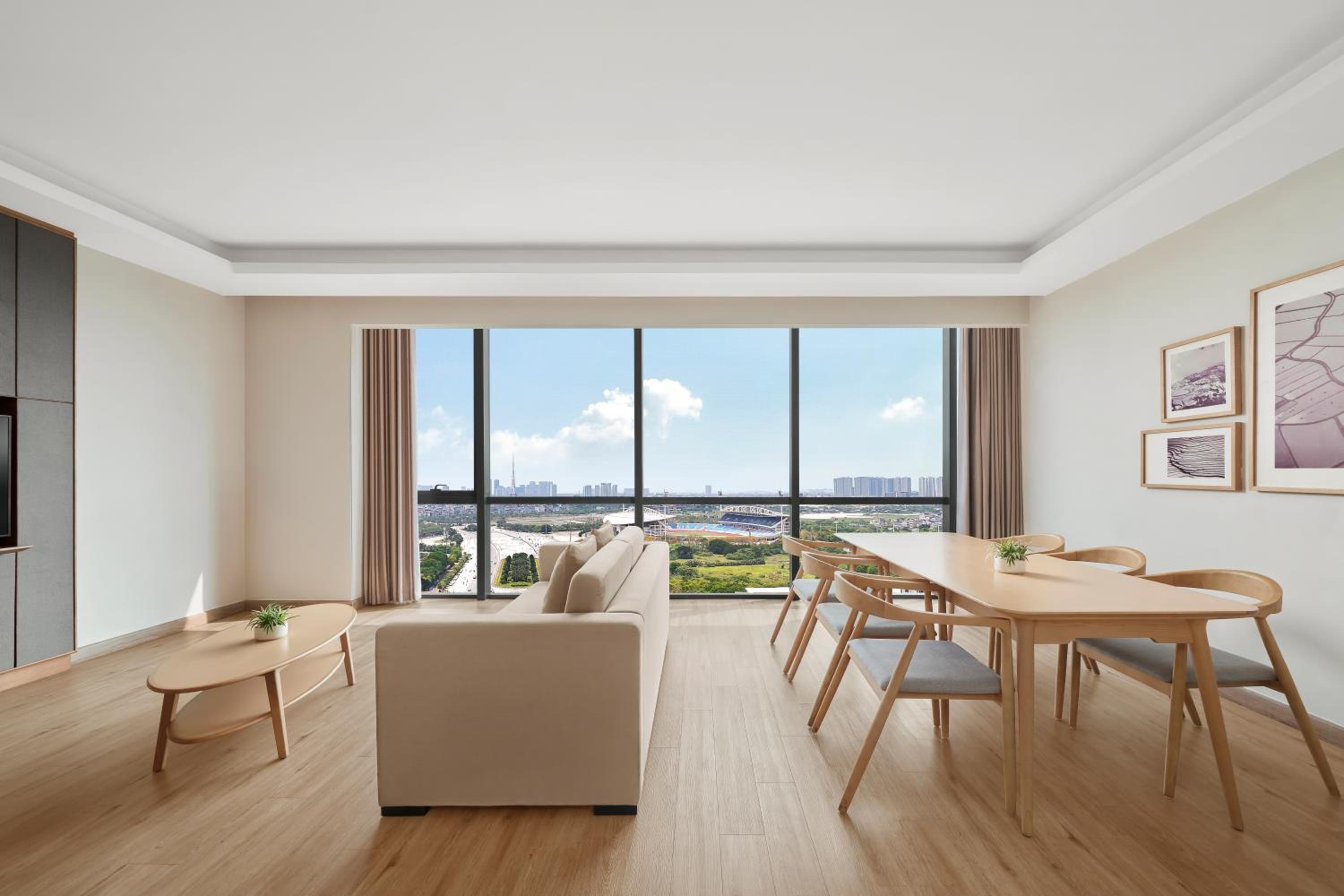 Three-Bedroom Suite with City View
