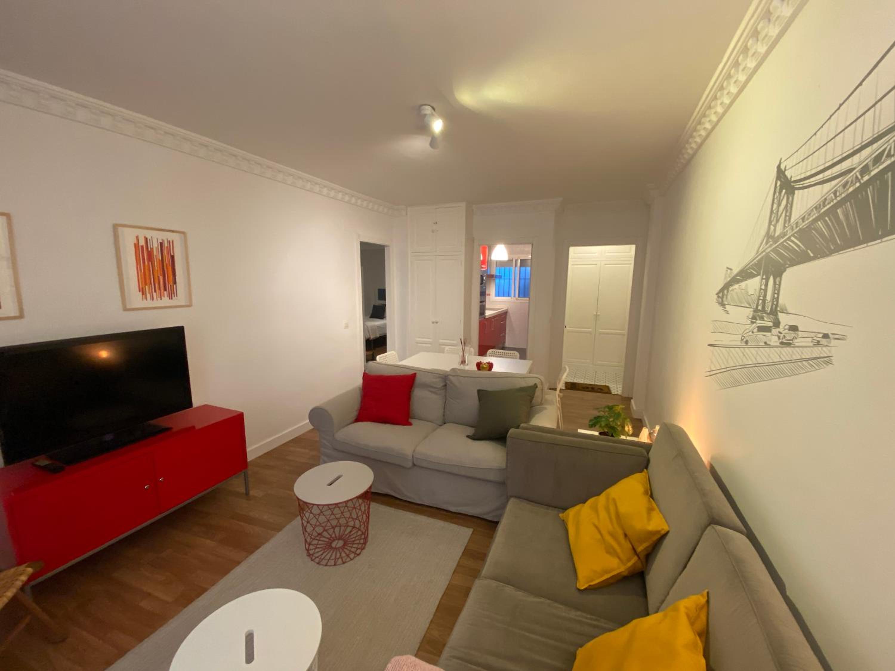 Apartamento de dos habitaciones