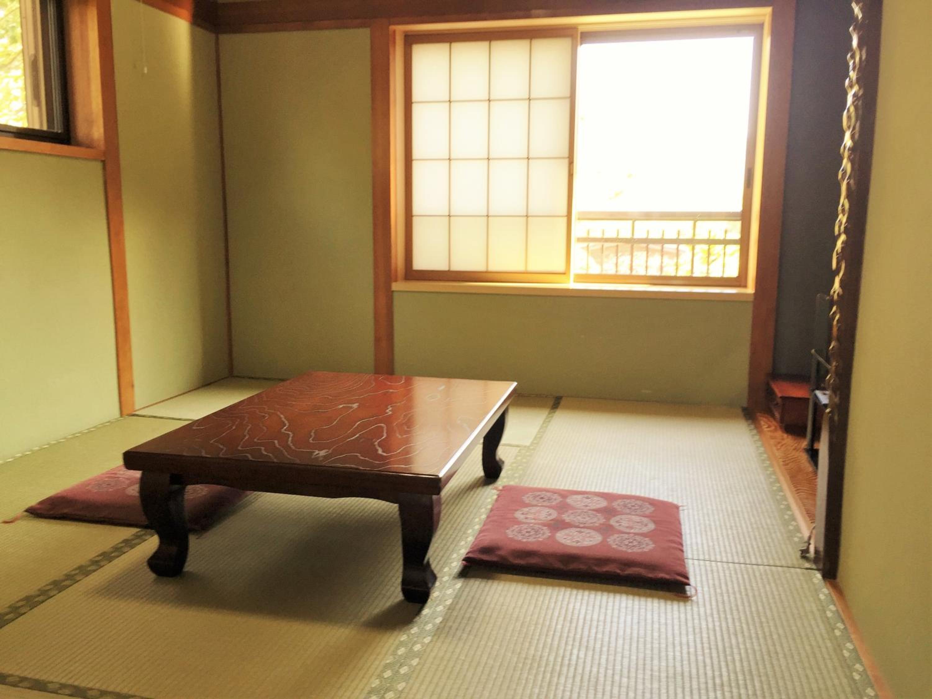 Japanese-Style Room 6 Tatami-mat with Shared Bathroom and Garden View (2F)
