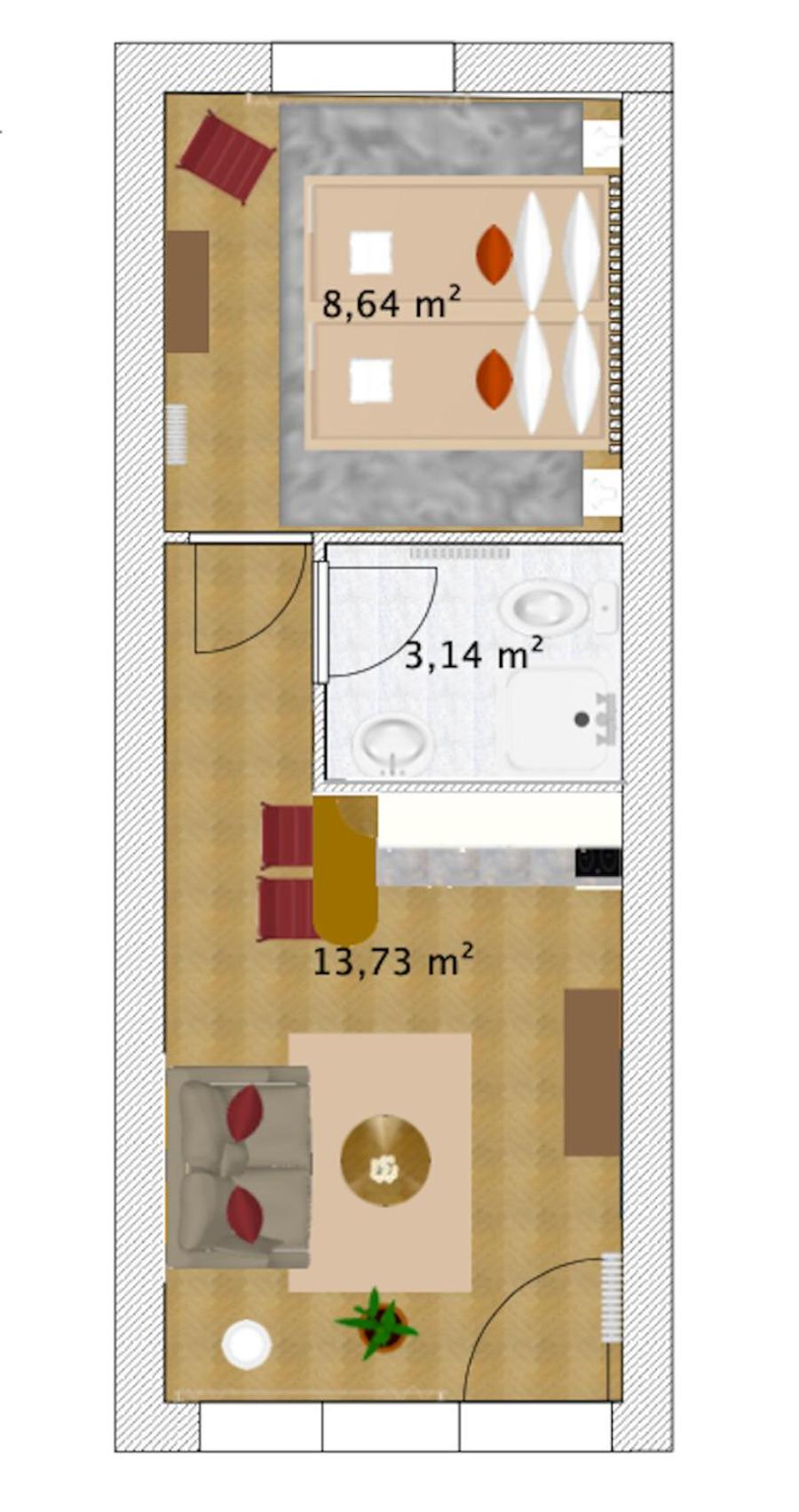 One-Bedroom Apartment photo 3
