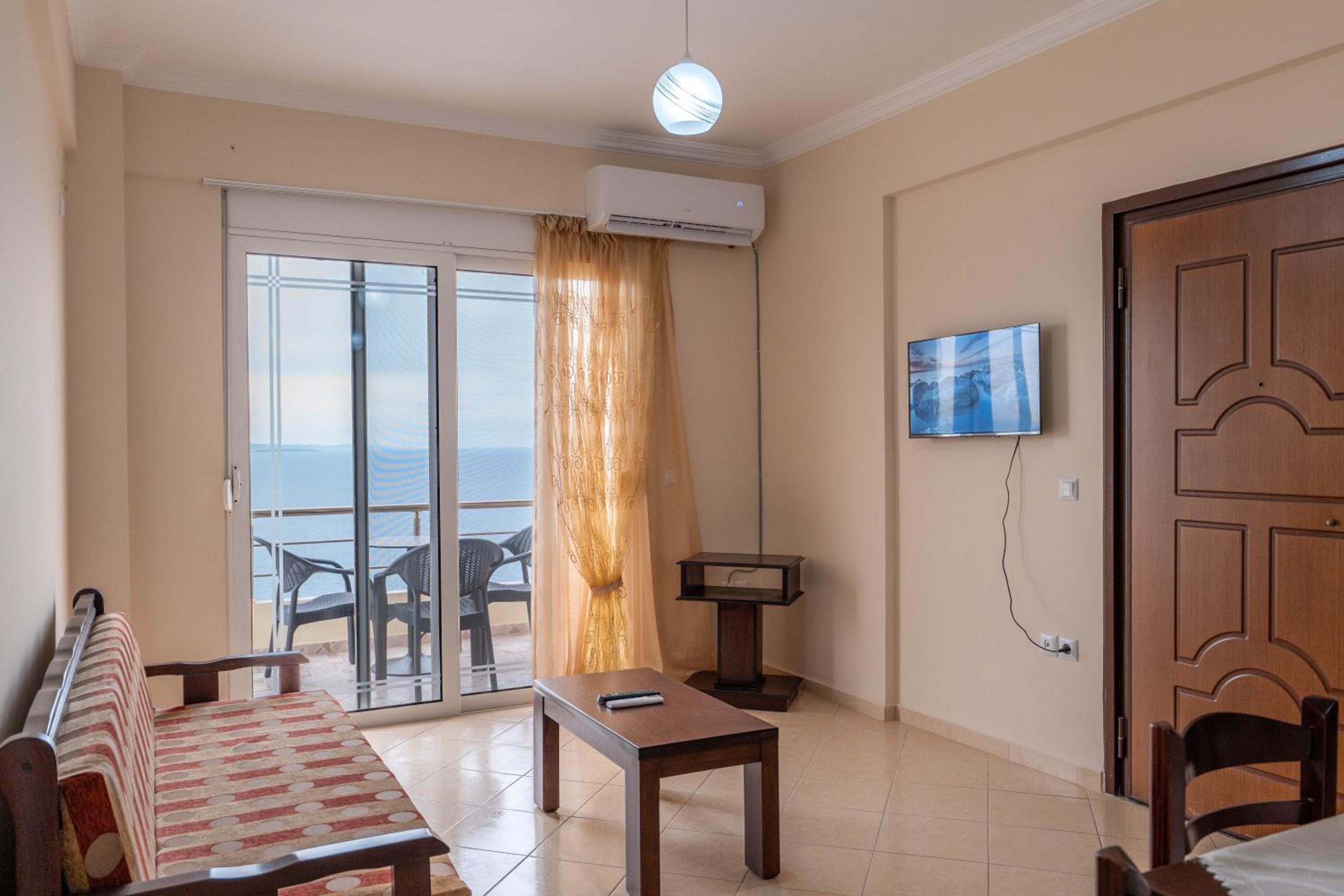 Two-Bedroom Apartment with Balcony and Sea View