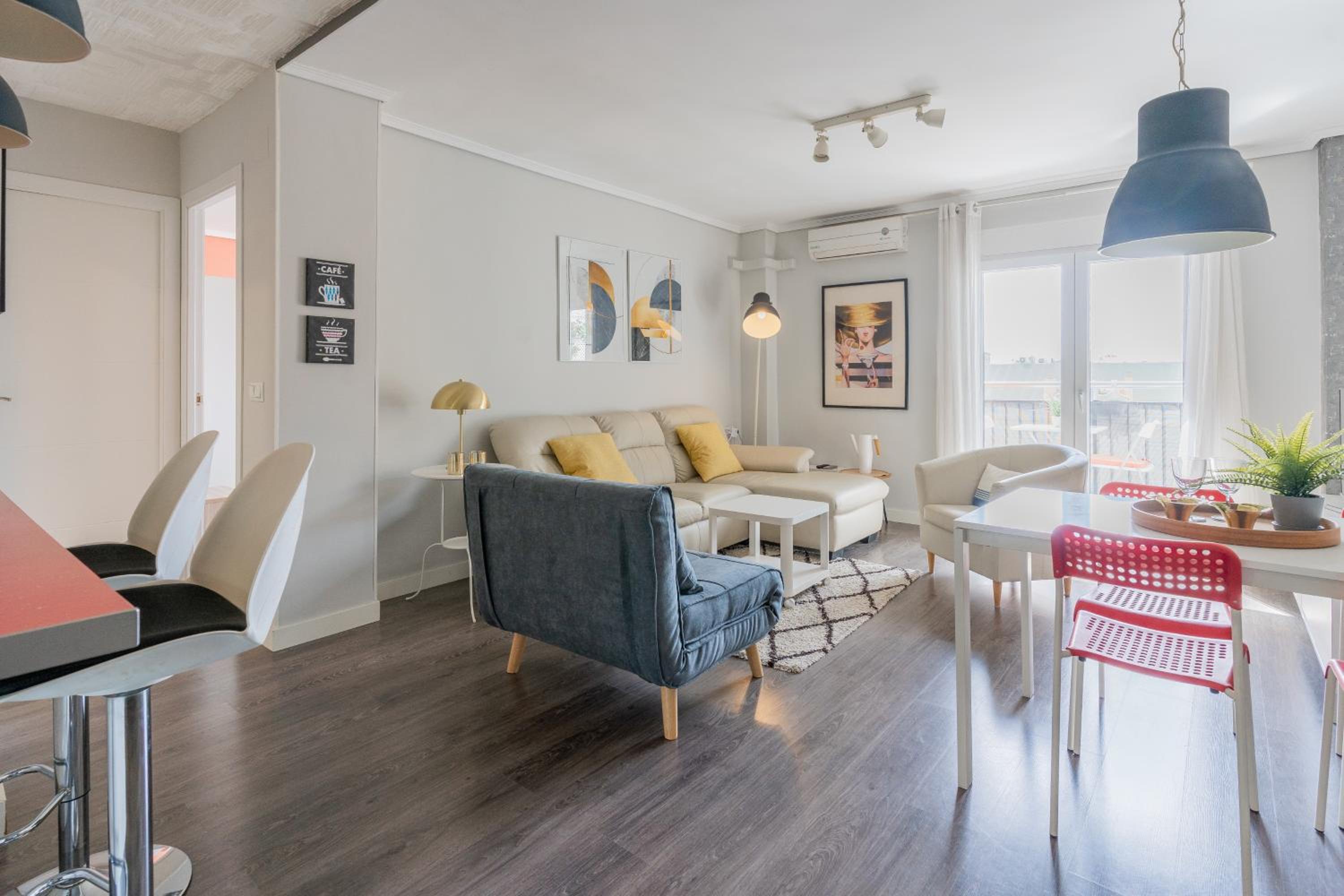 Apartamento de dos habitaciones