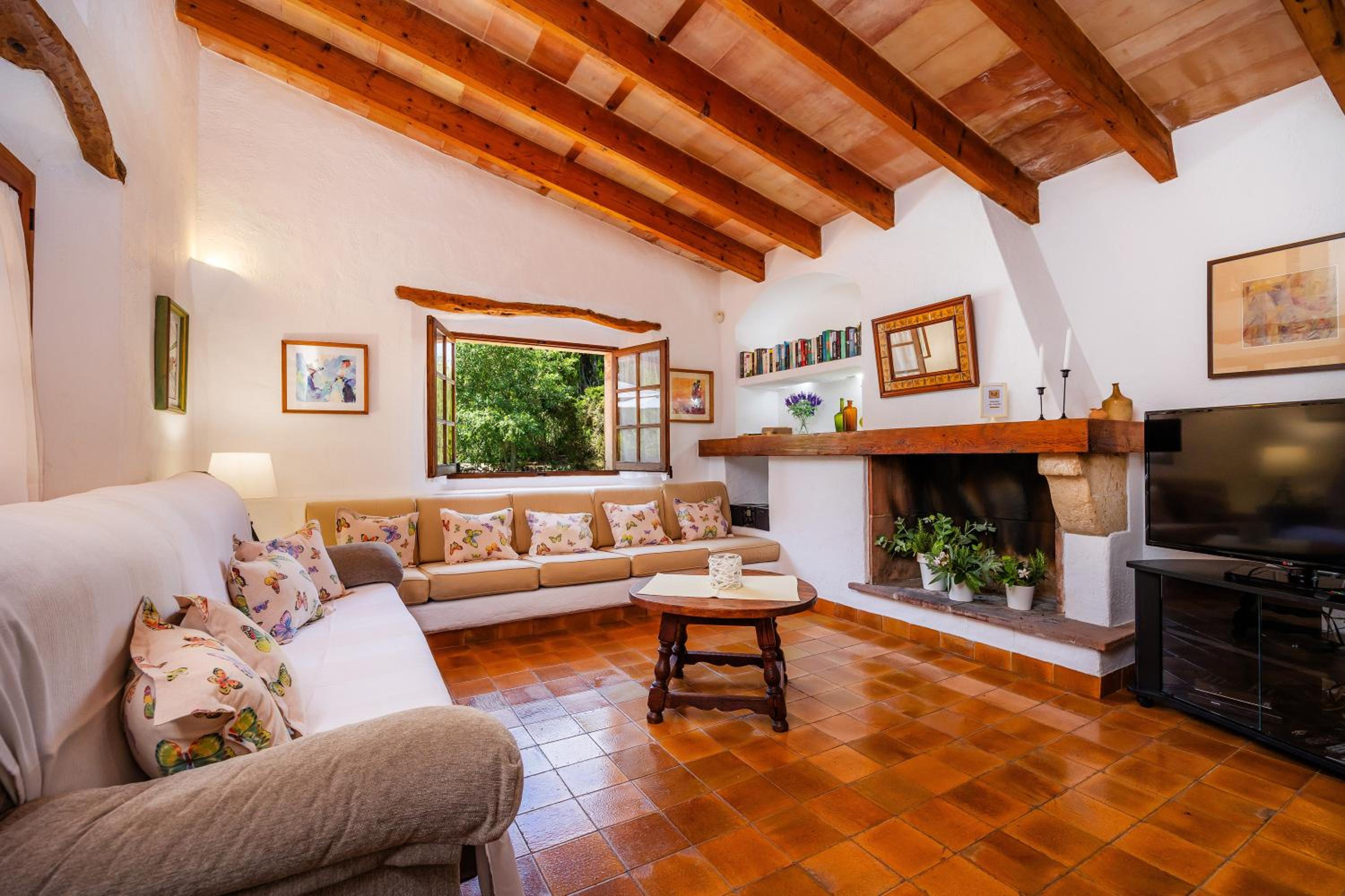 Villa con vistas al jardín