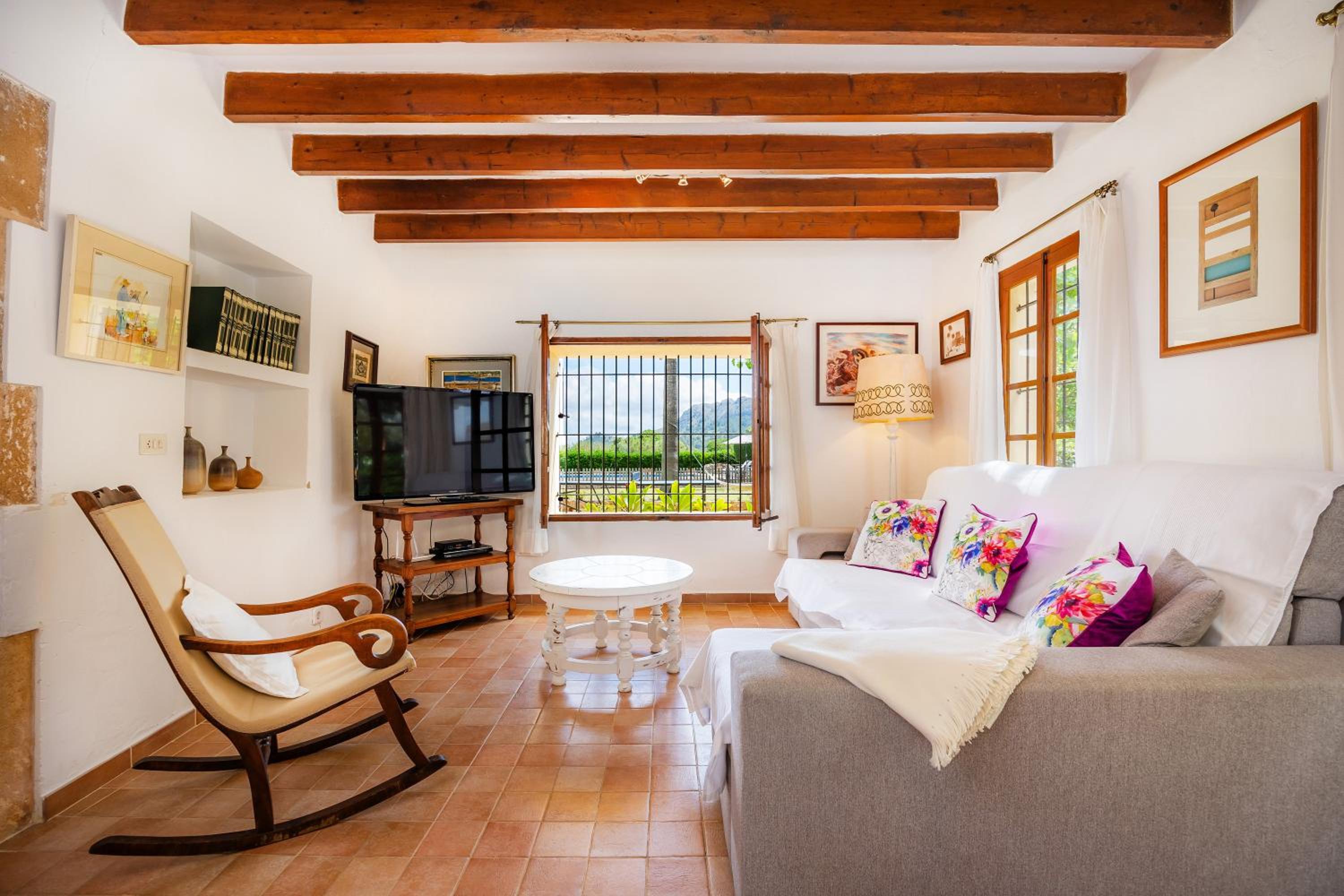 Villa con vistas al jardín