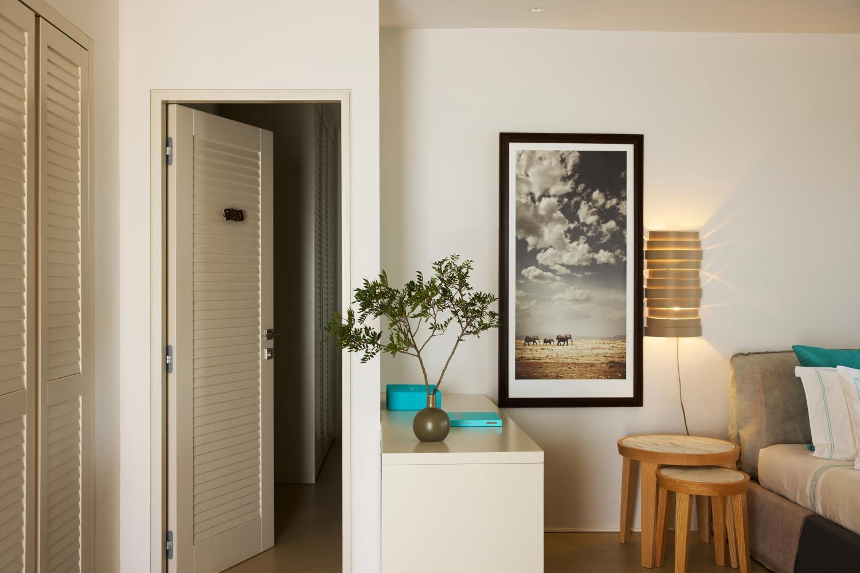 Apartamento de dois quartos com vista para o mar