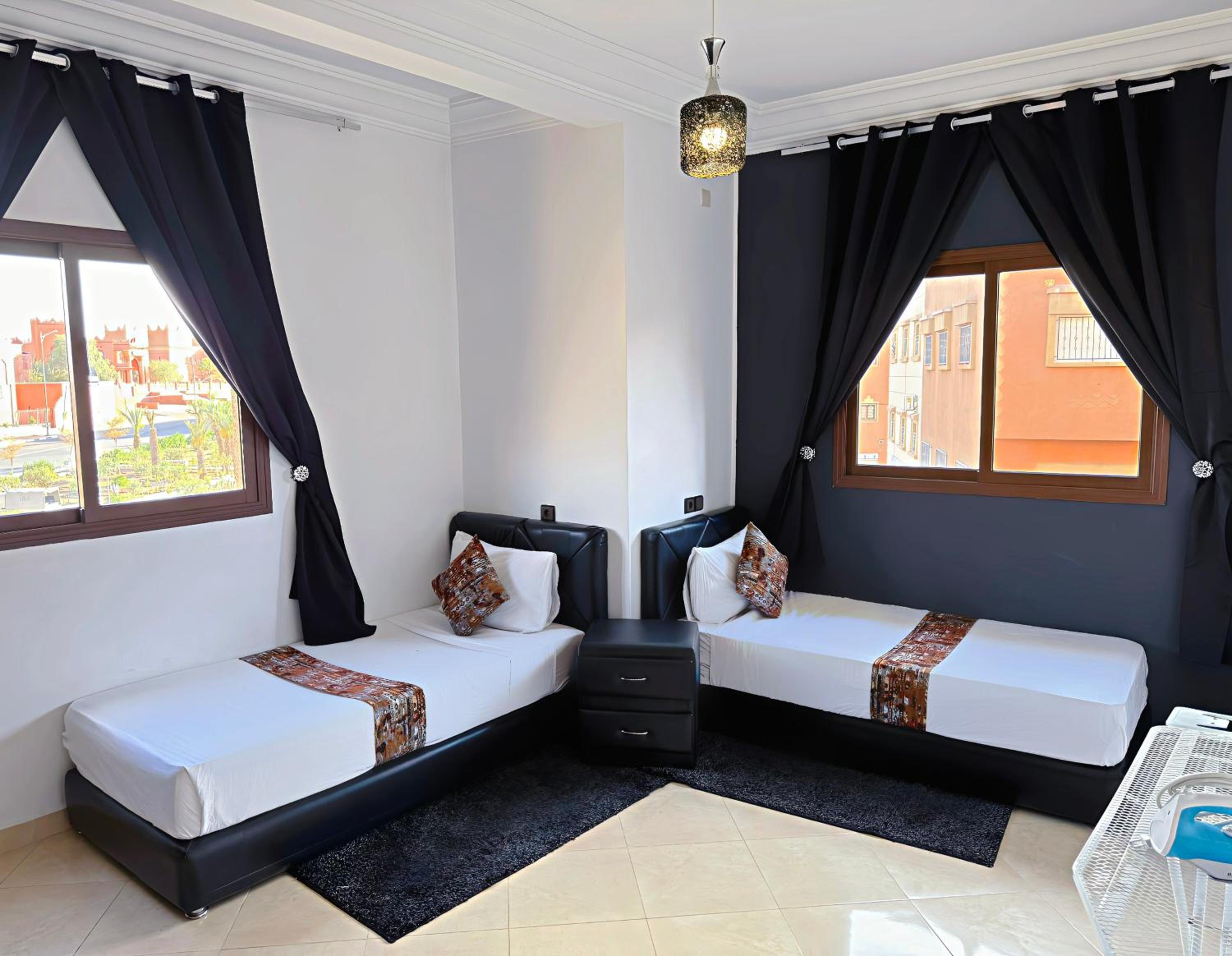 Deluxe Two-Bedroom Apartment with Garden View