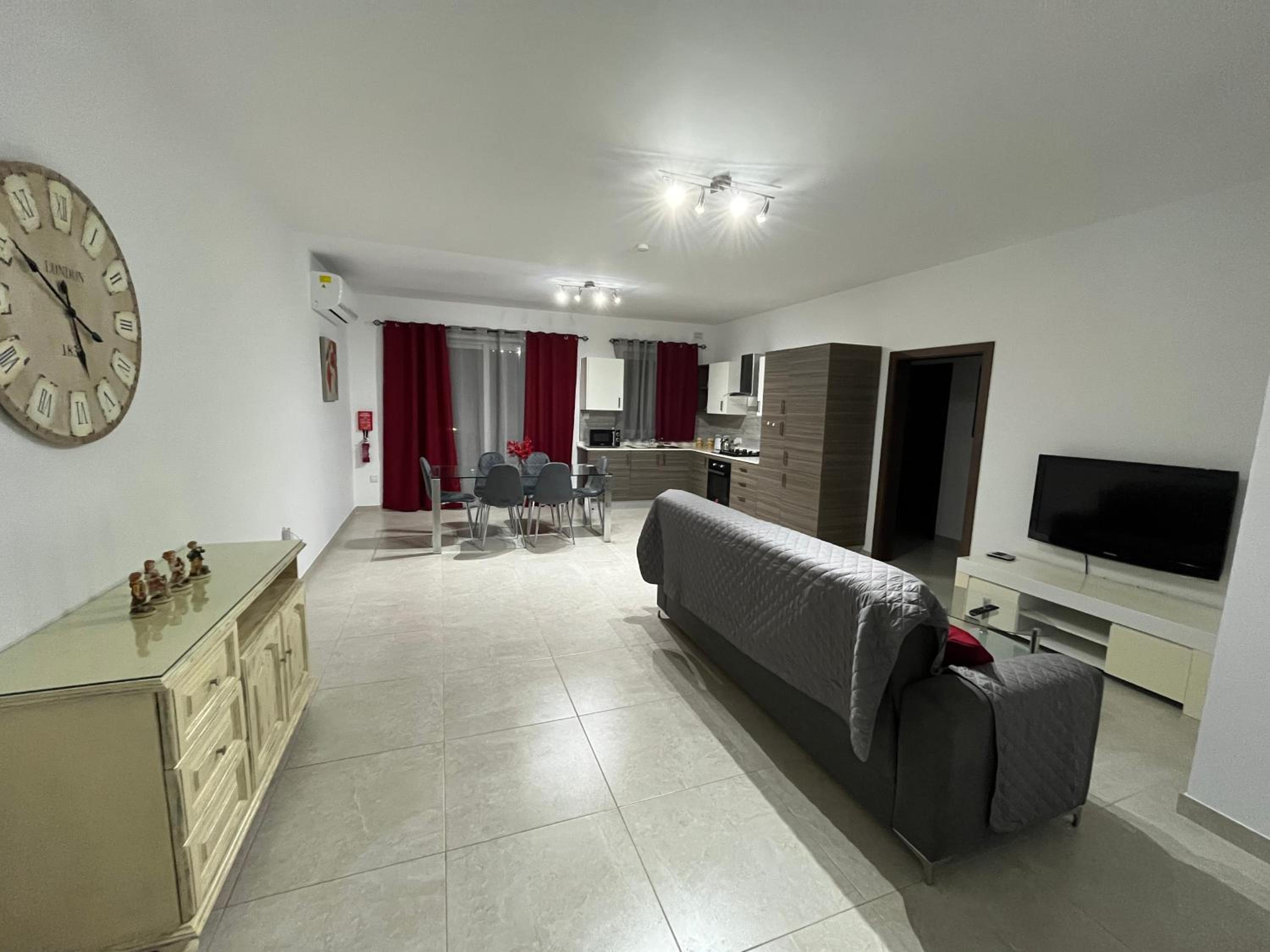 Three-Bedroom Apartment With Balcony