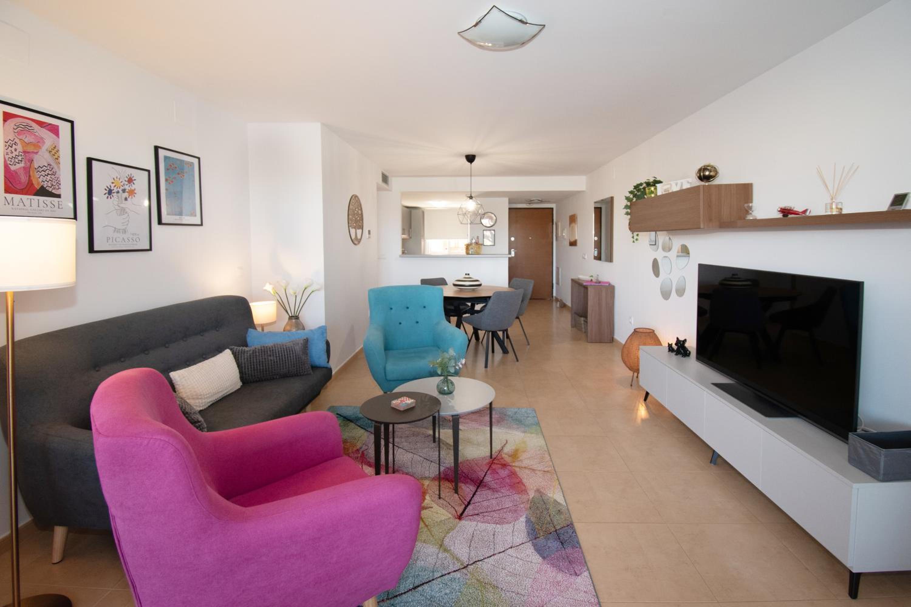 Apartamento de dos habitaciones con vista al lago