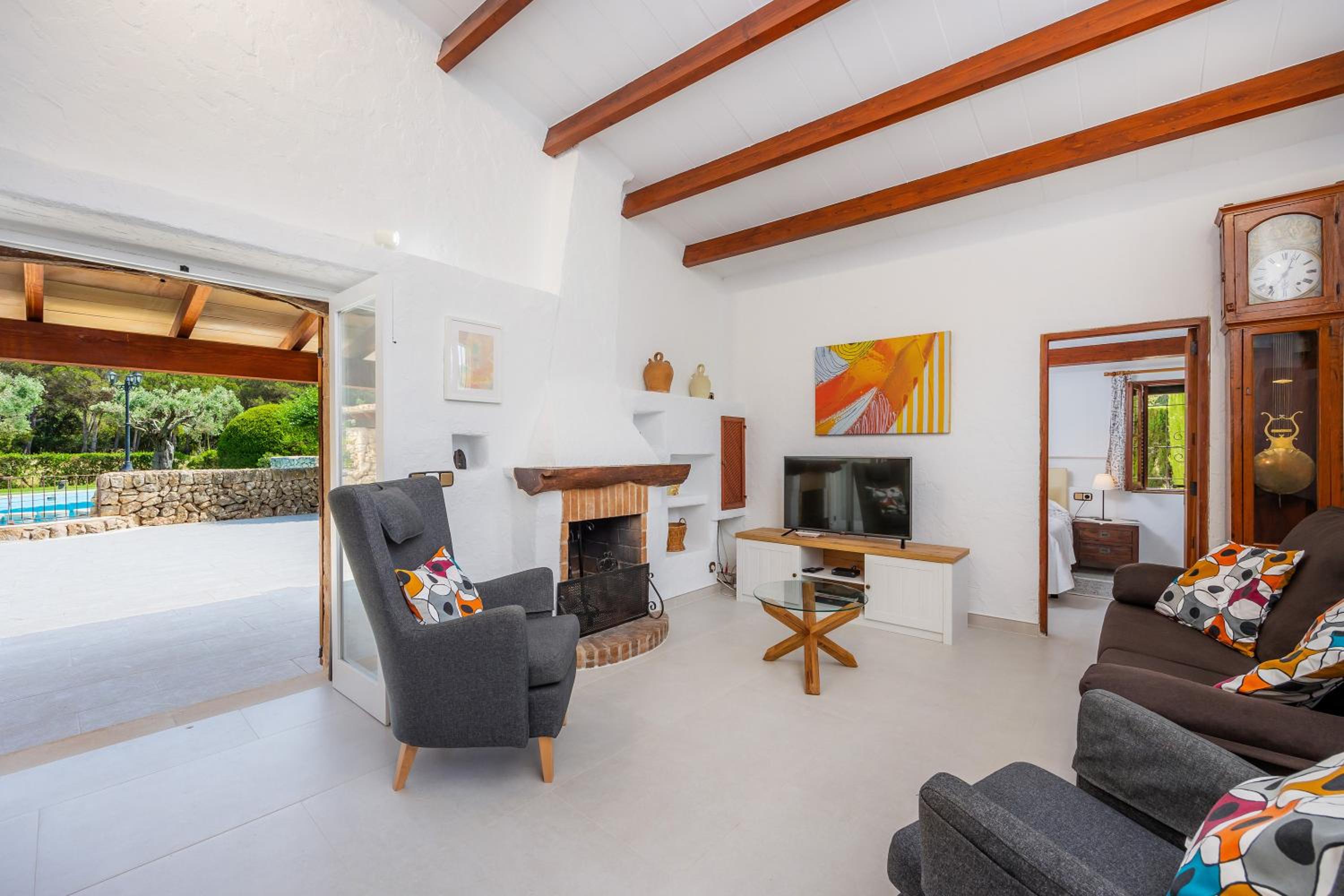 Villa con vistas al jardín