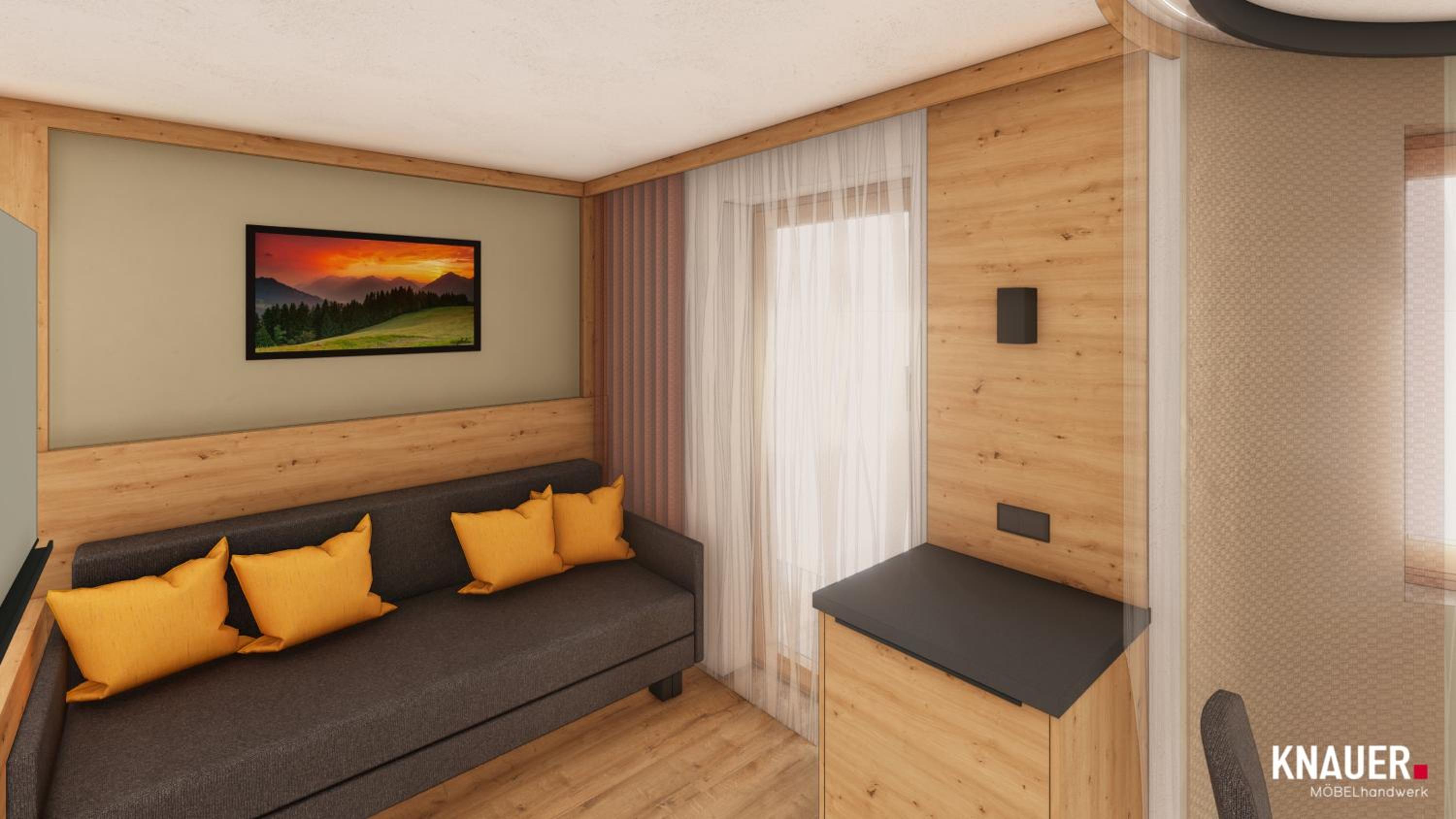 One-Bedroom Apartment with Balcony