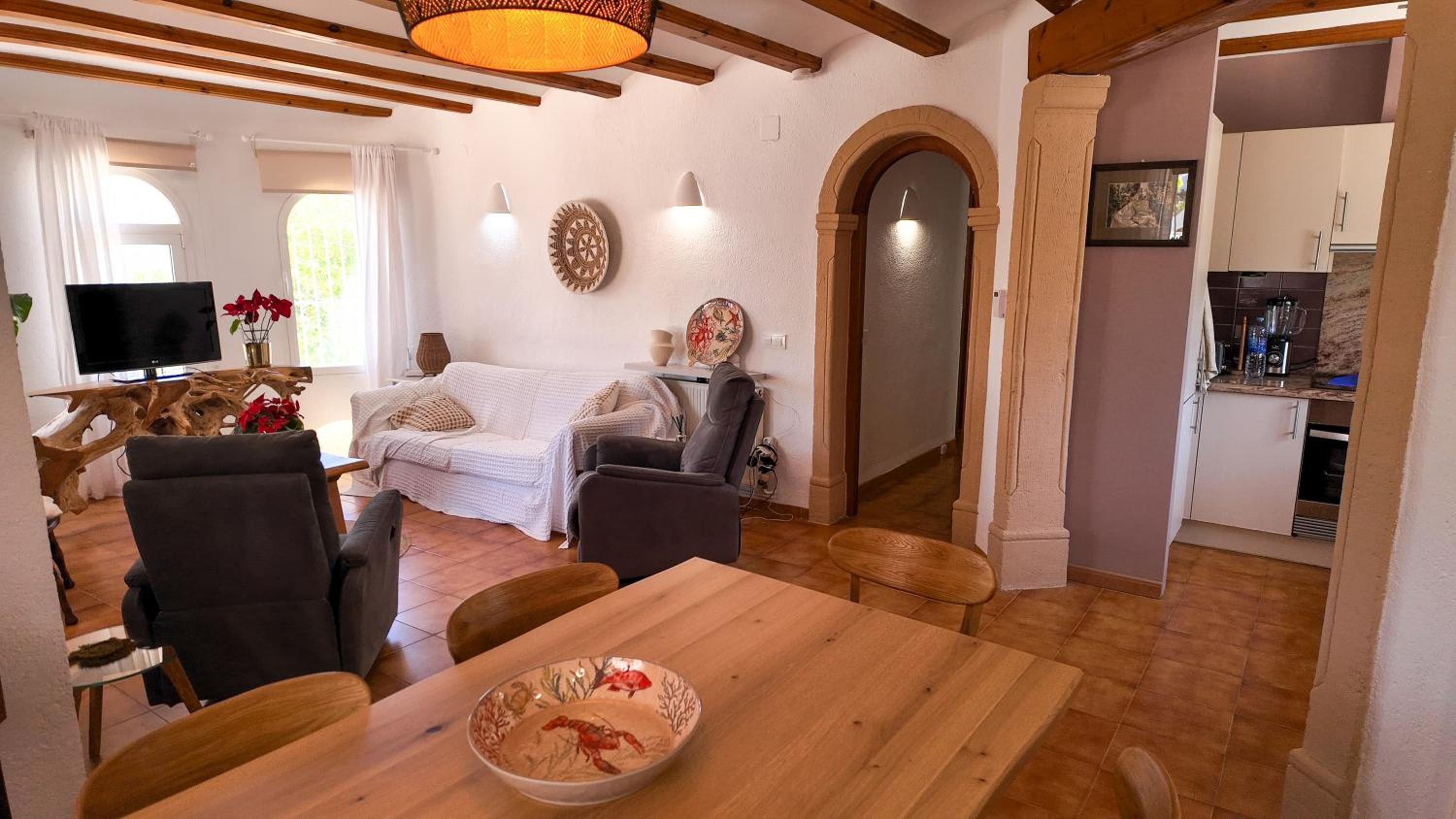 Villa con vistas al jardín