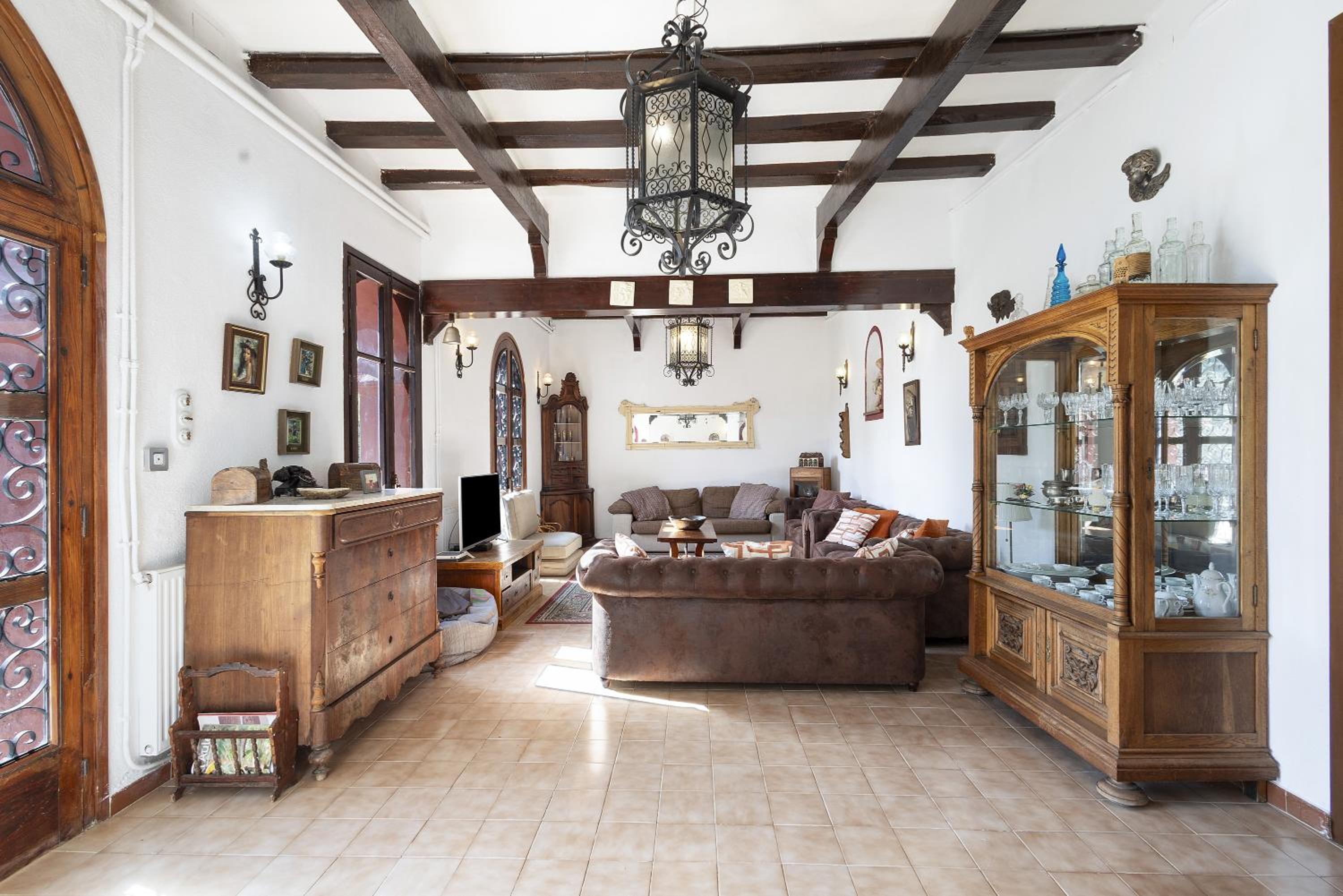 Villa con vistas al jardín