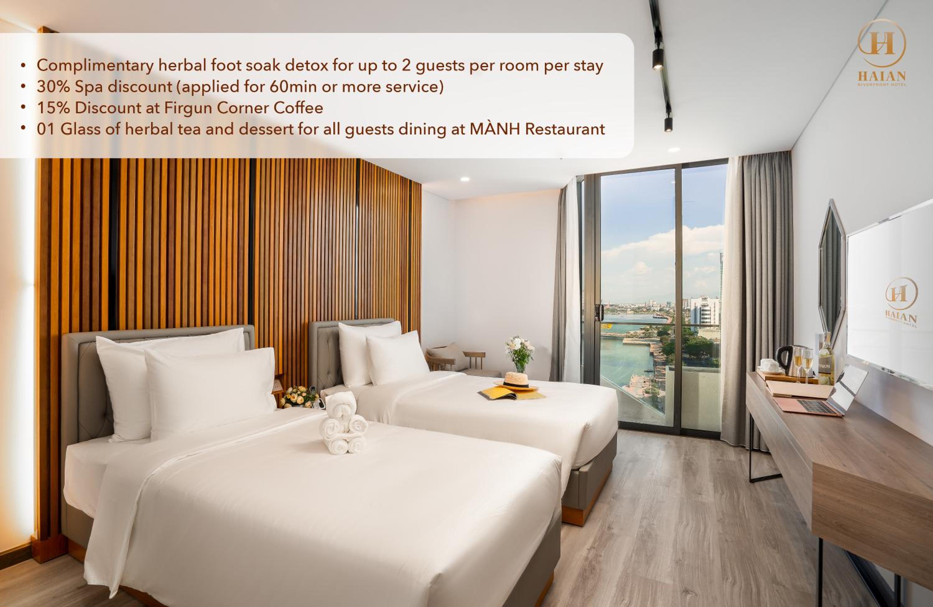 Deluxe River View Twin With Balcony - Photo 6