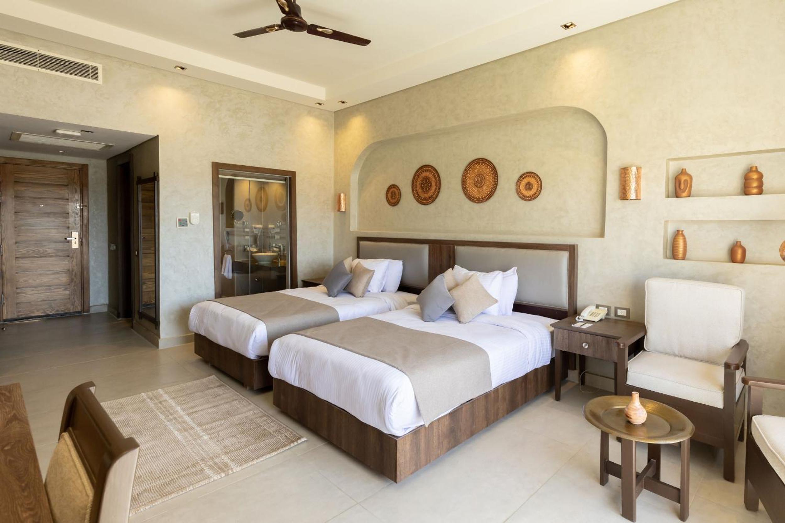 Double or Twin Room with Side Sea View