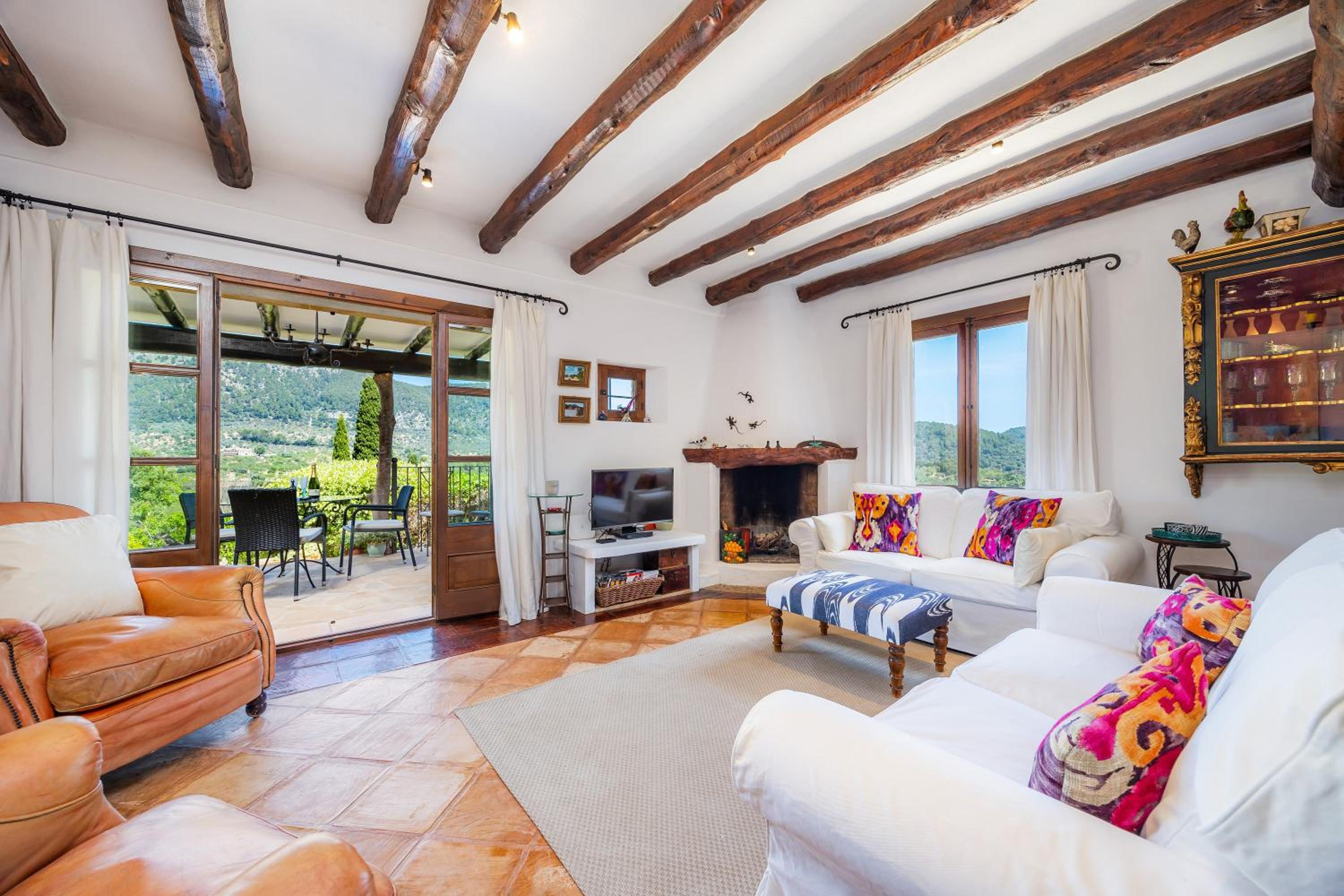 Villa con vistas al jardín