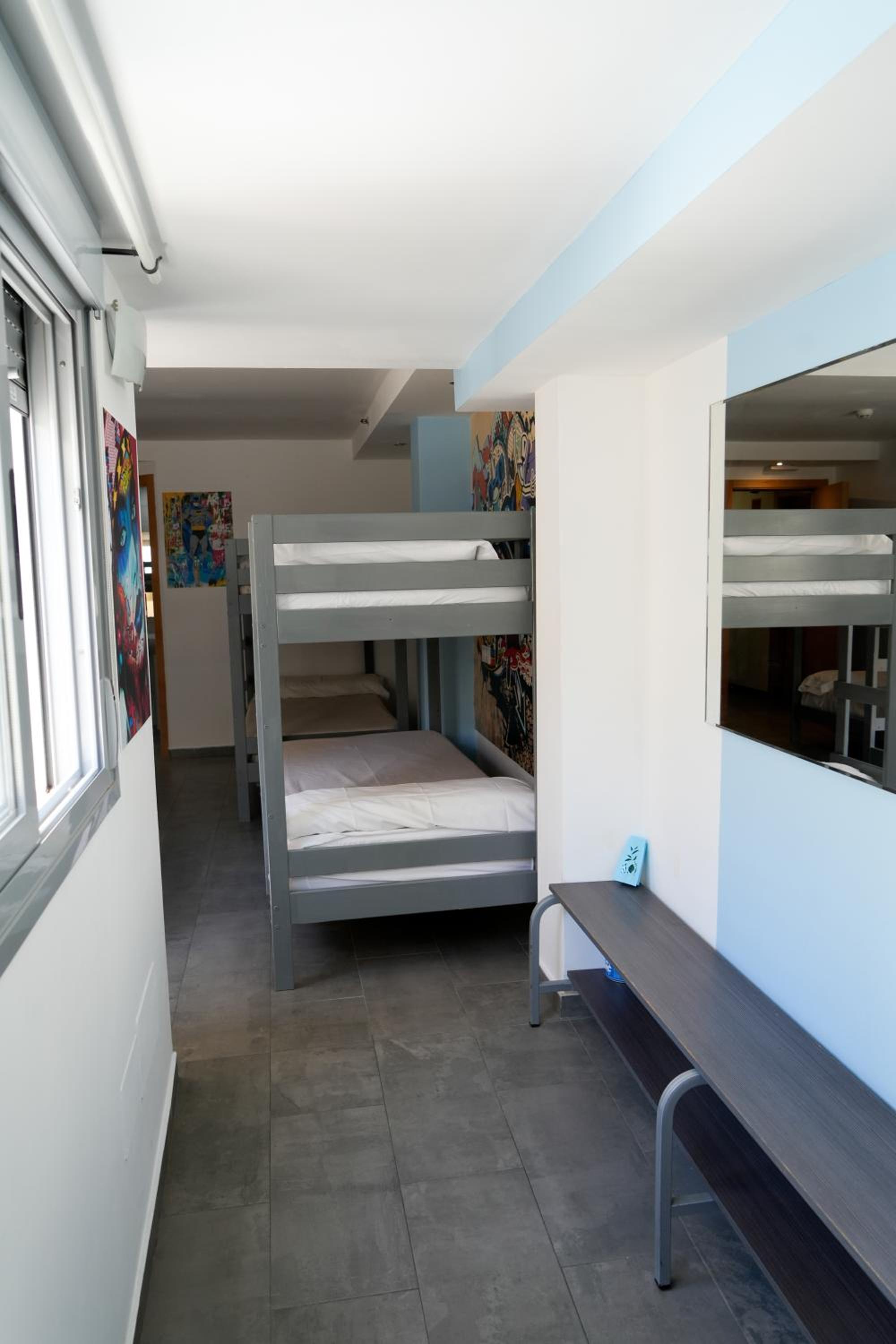 Single Bed in Male Dormitory Room
