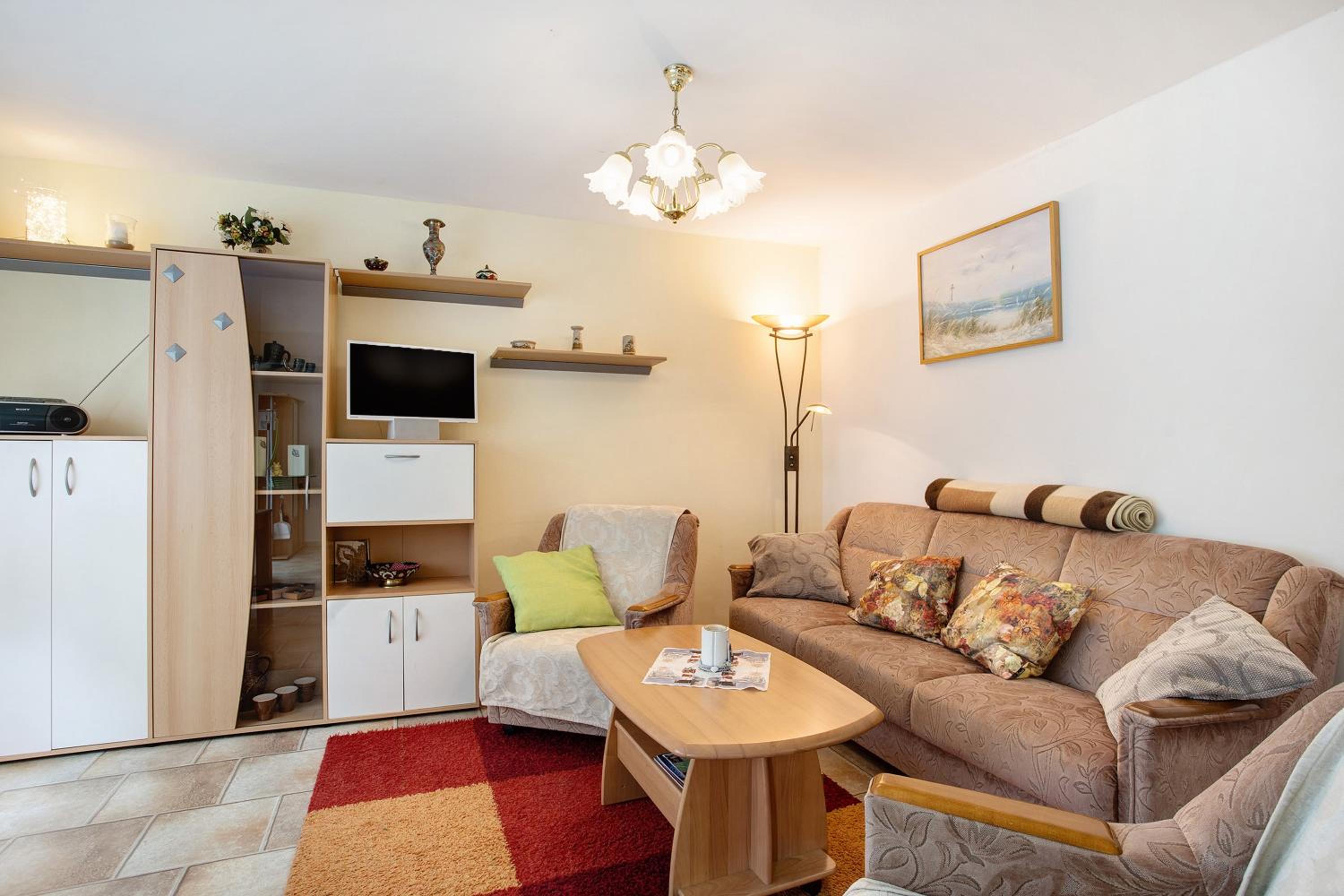 One-Bedroom Apartment with Garden View