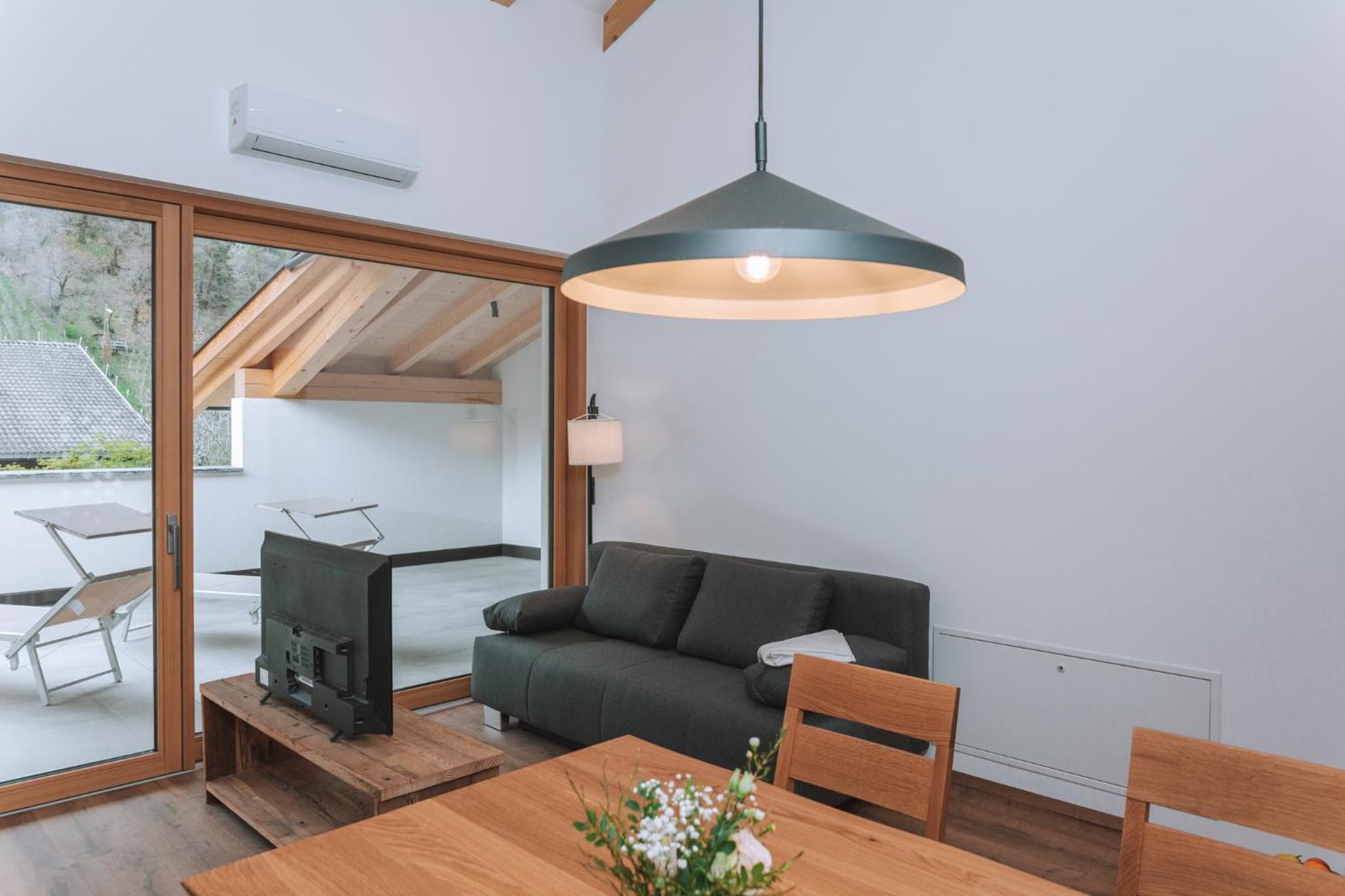 One-Bedroom Apartment with Garden View