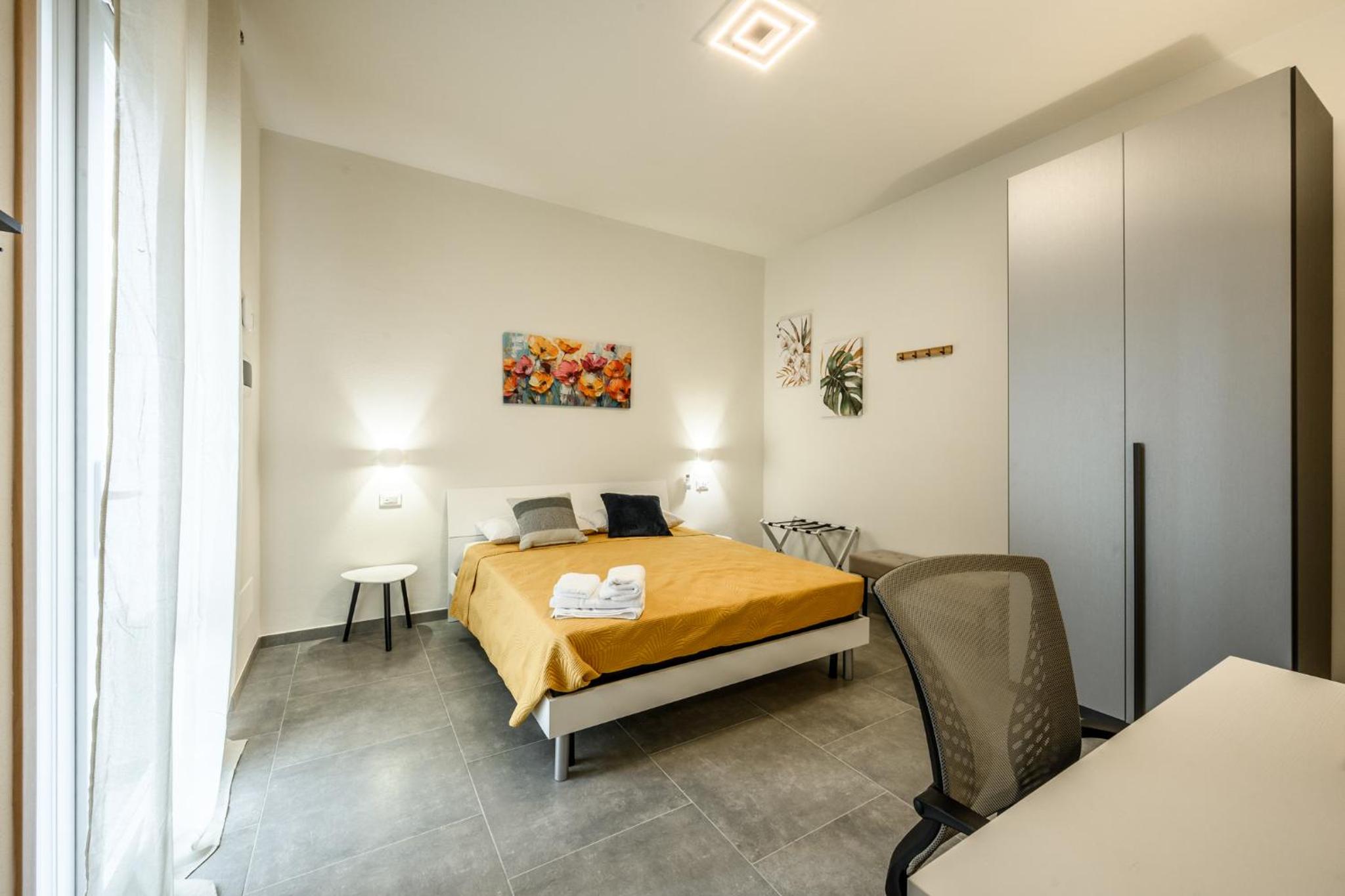 One-Bedroom Apartment with Garden View