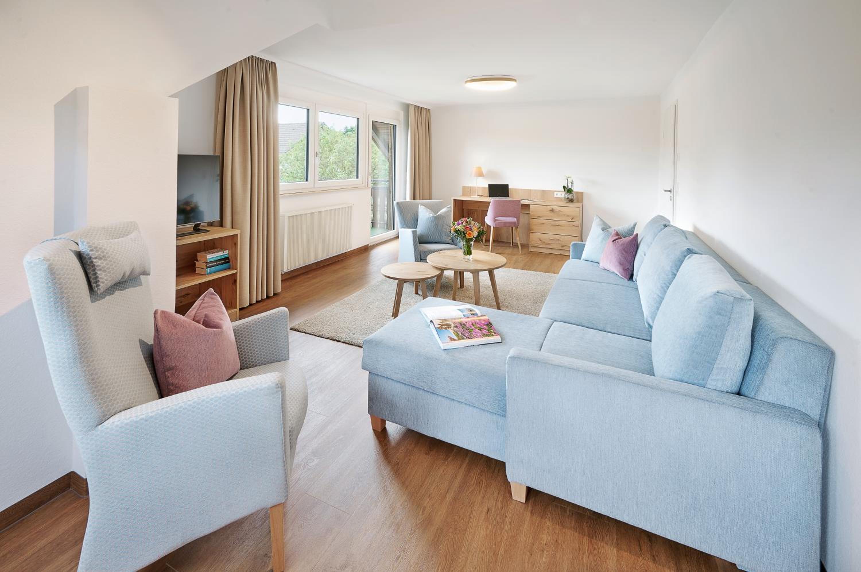 Two-Bedroom Apartment with Garden View