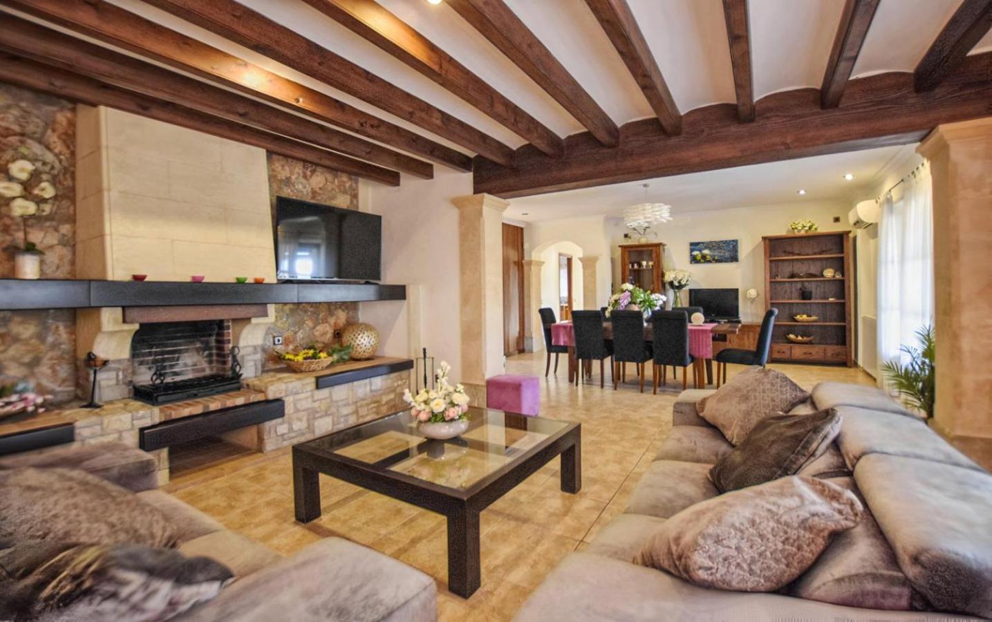 Villa con vistas al jardín