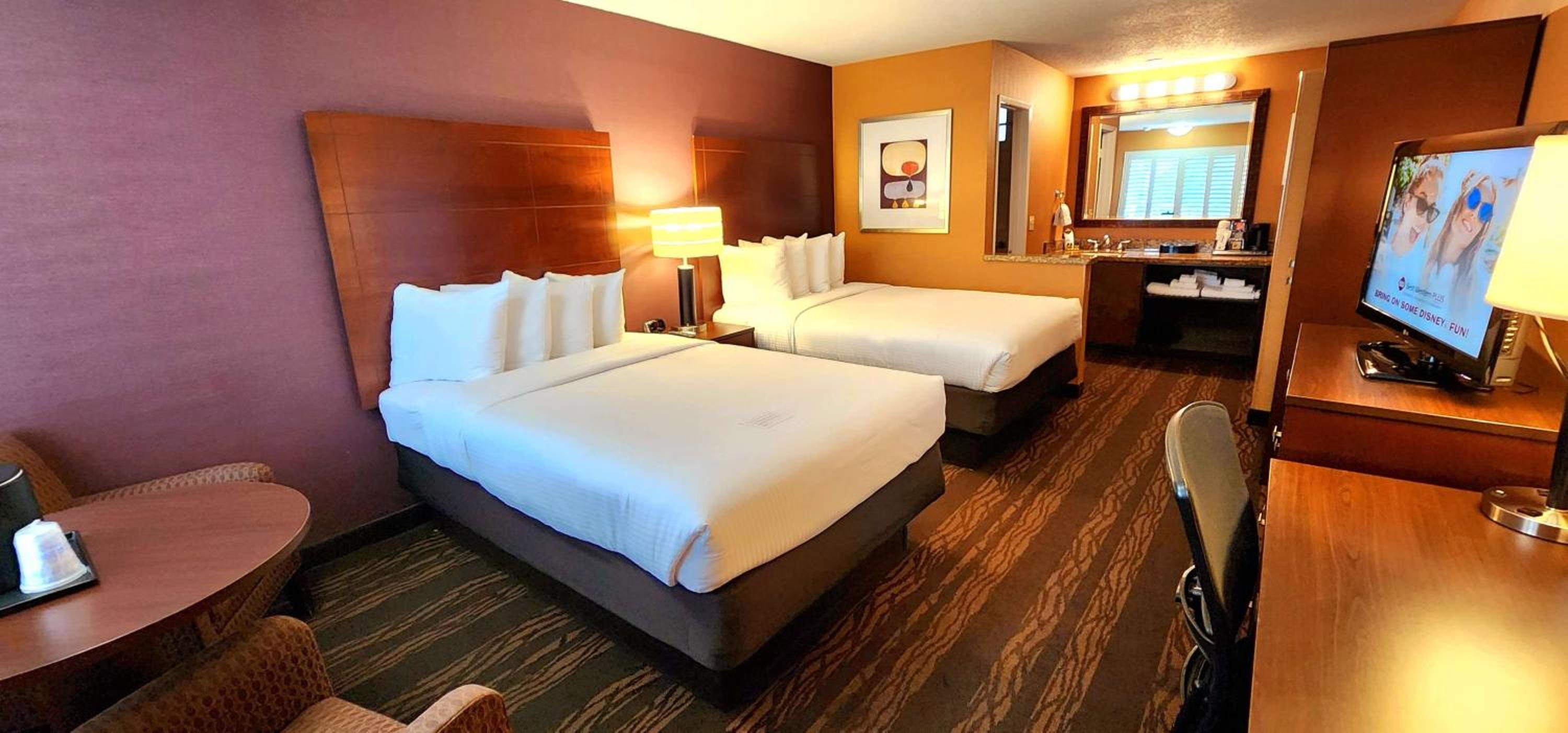 Double Room with Two Double Beds - Non-Smoking - Photo 5