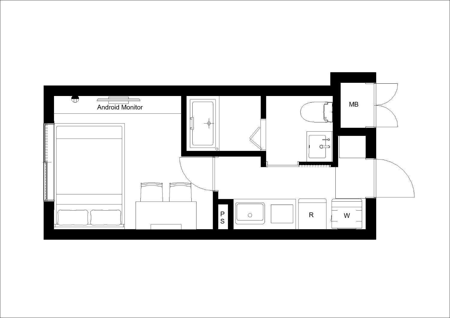 One-Bedroom Apartment photo 1
