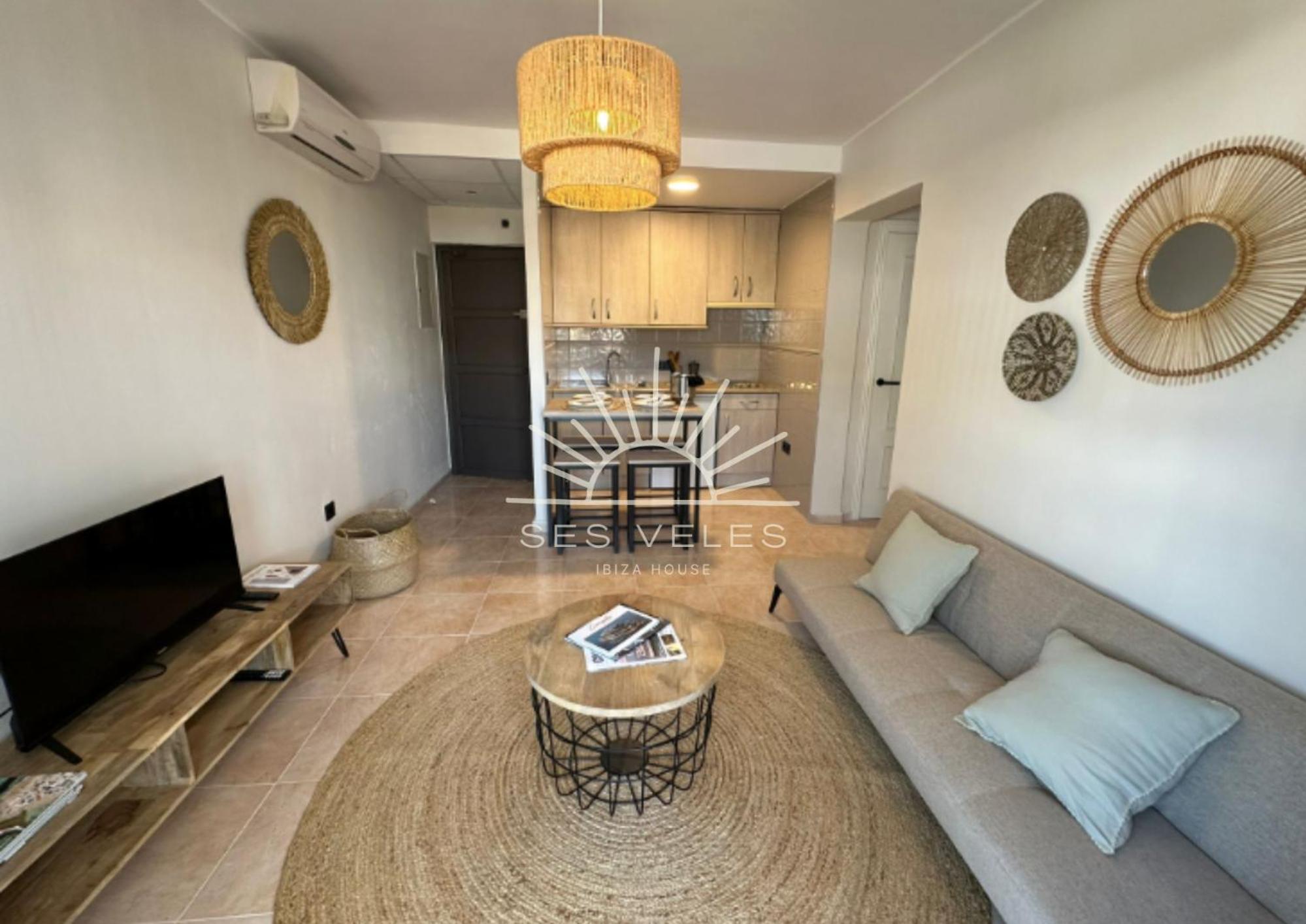 Apartamento de Dos Habitaciones con Vista a la Montaña
