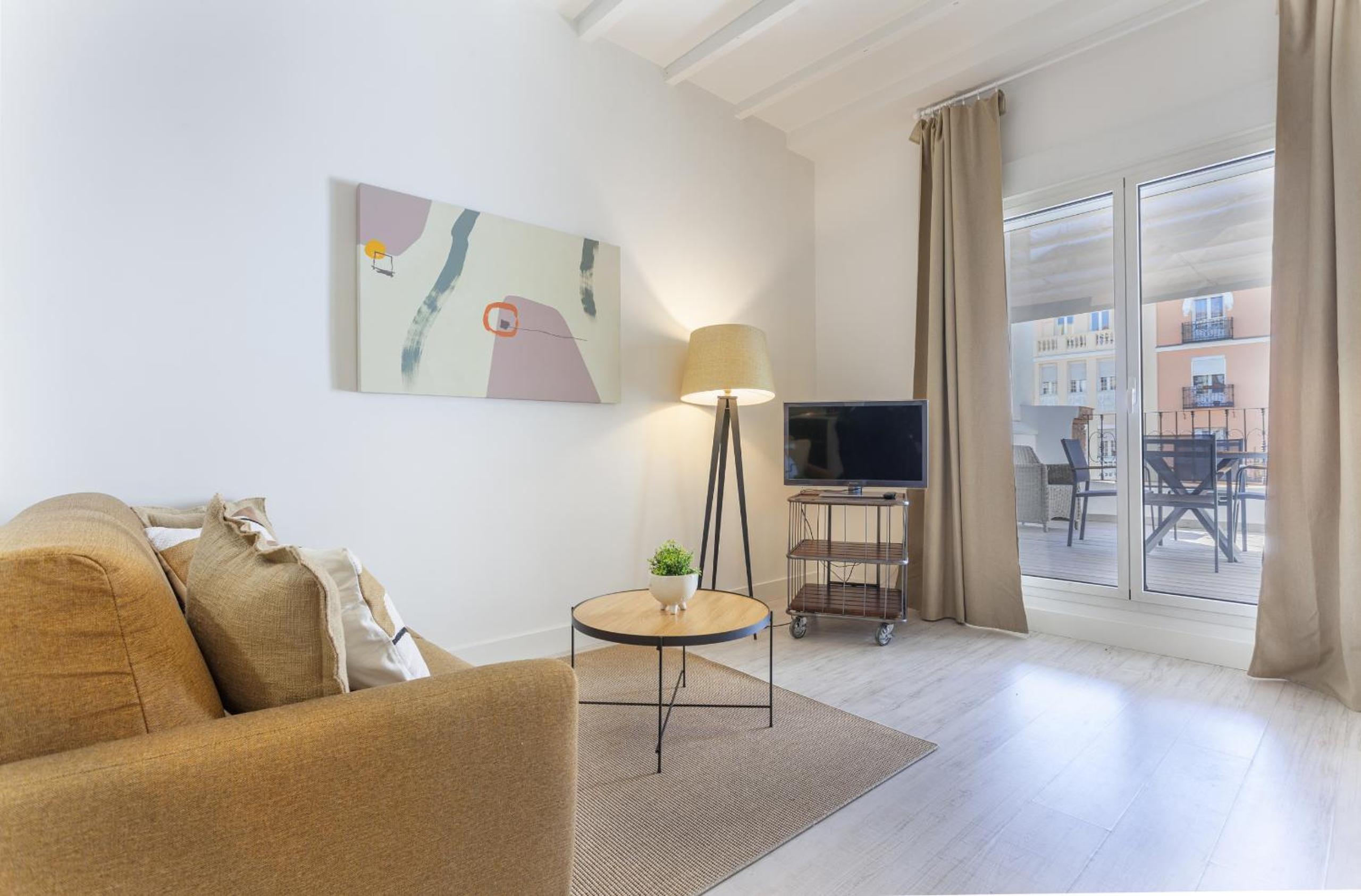 Una habitación con terraza I