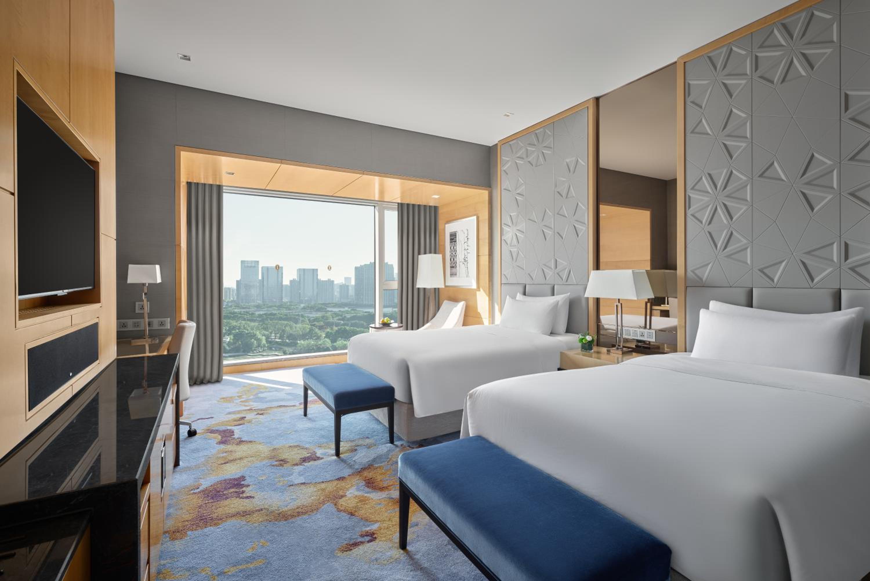 Premium Double Room with Two Double Beds and River View