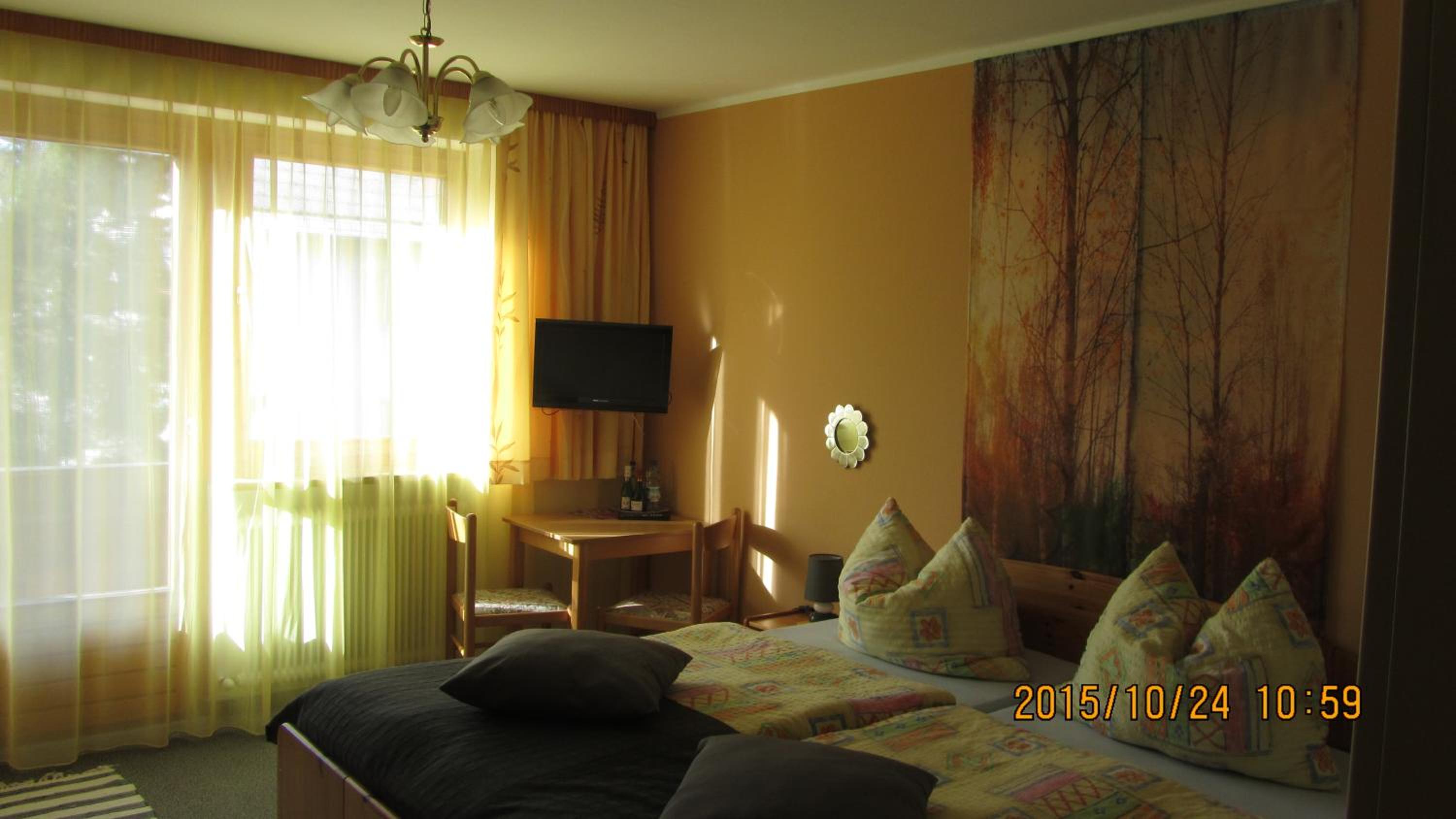 Double Room with Private External Toilet, Balcony and Parking