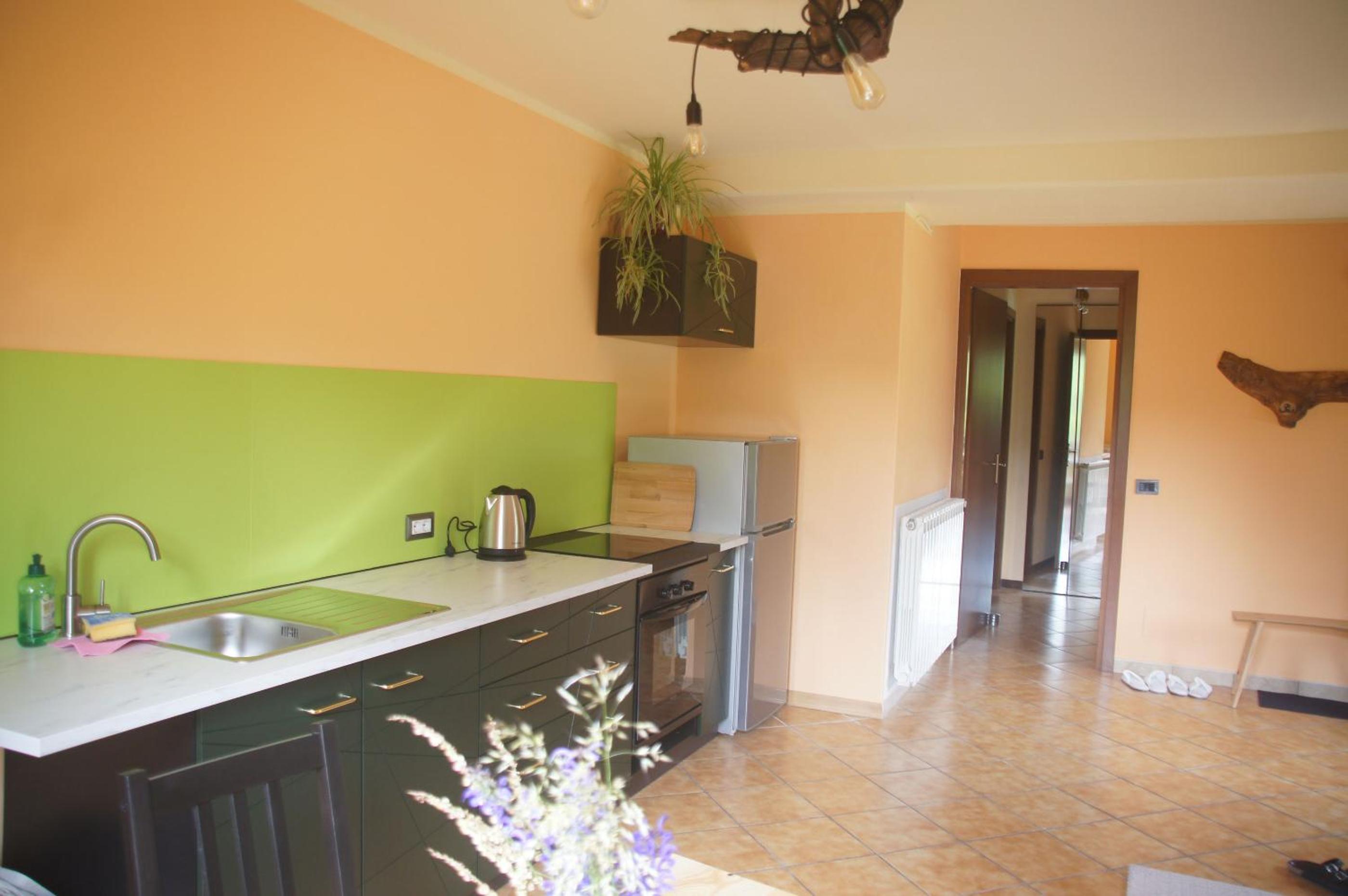 One-Bedroom Apartment with Balcony and Mountain View   photo 2
