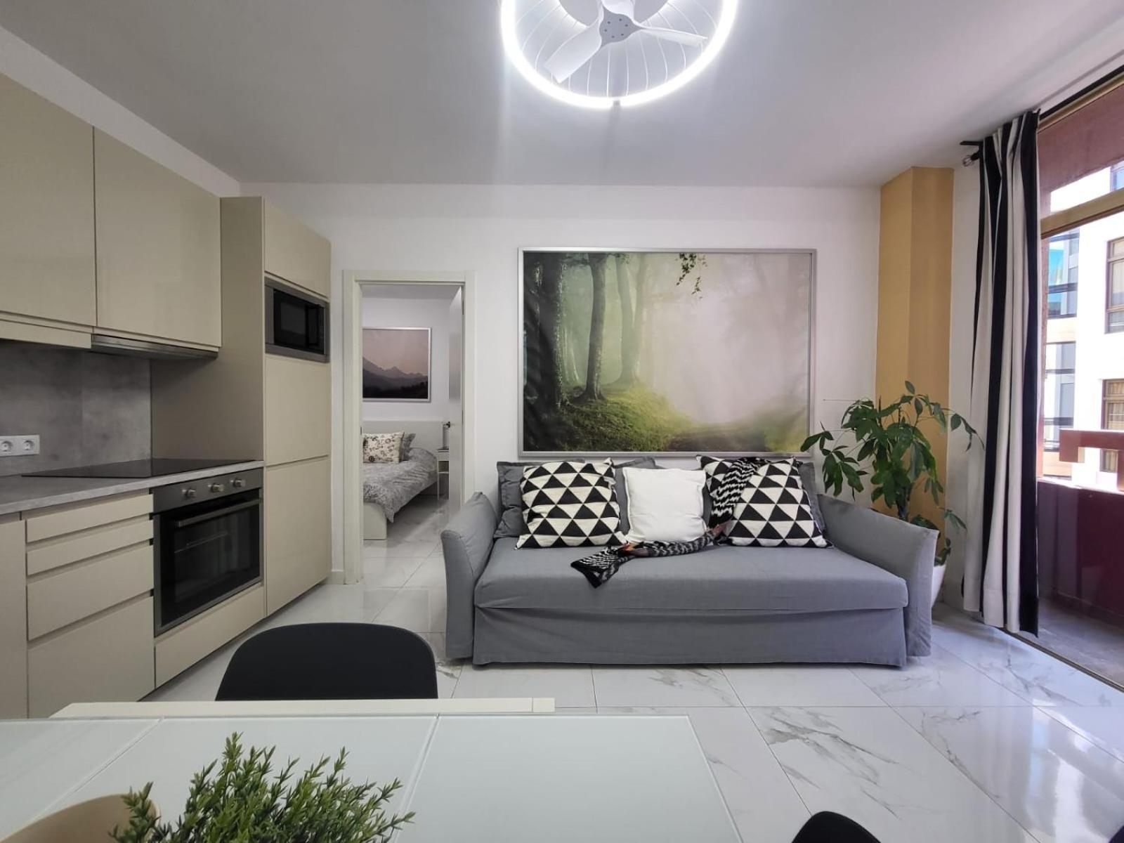 Apartamento de dos habitaciones